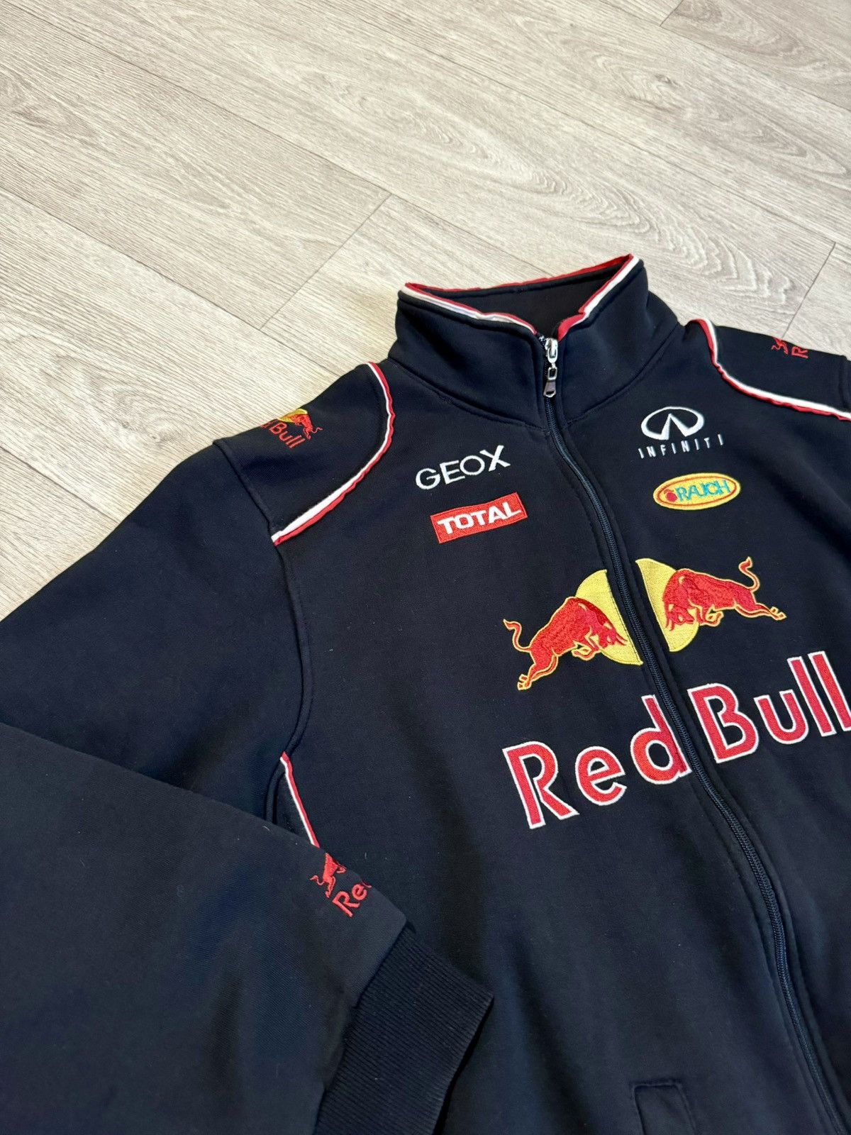 Red Bull 🔷Vintage Red Bull Infiniti Racing Zip Sweatshirt Fleece🔷 Size US L / EU 52-54 / 3 - 2 Thumbnail