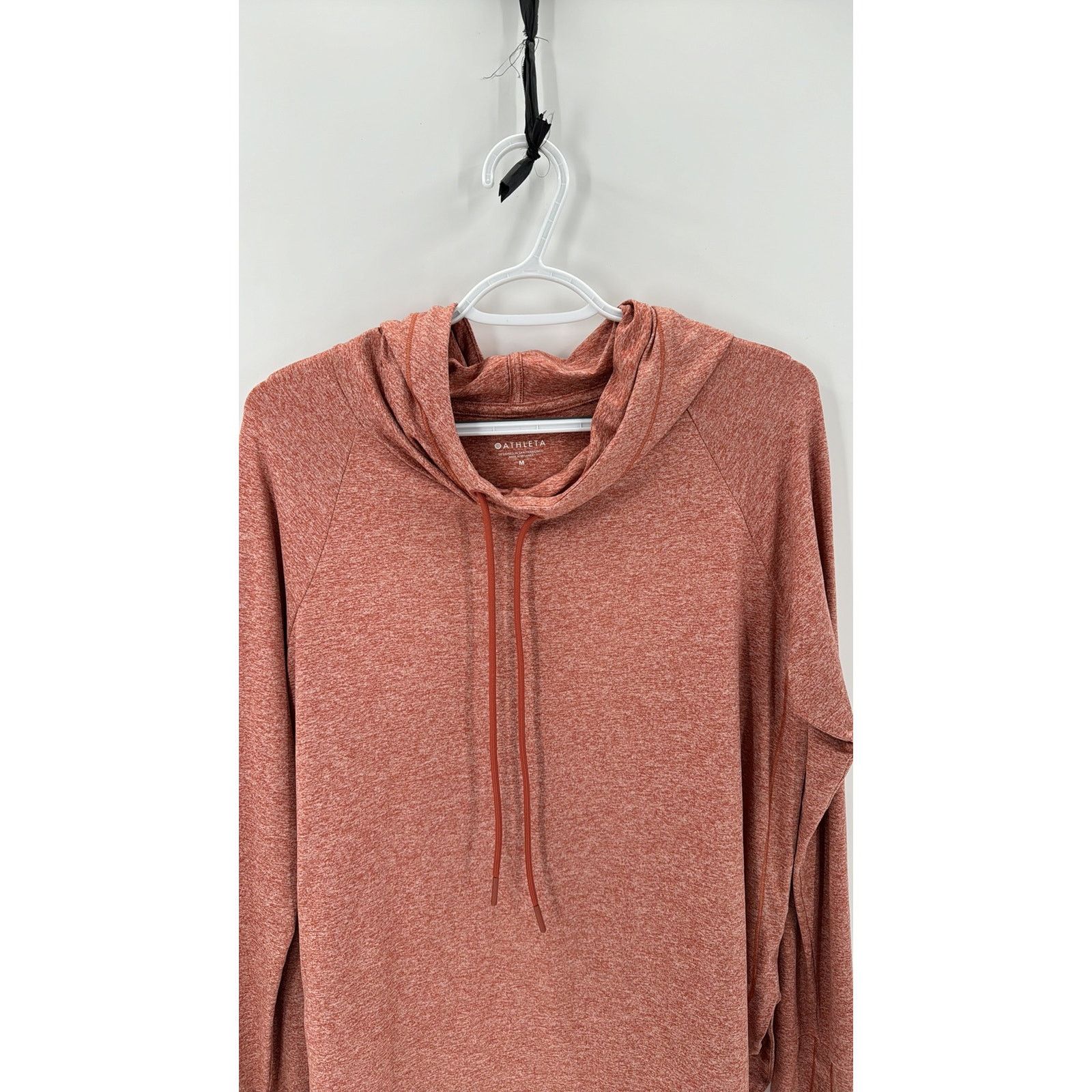 Athleta Athleta uptempo Hoodie orange side slit hi lo loose fit sz M Size M / US 6-8 / IT 42-44 - 6 Thumbnail