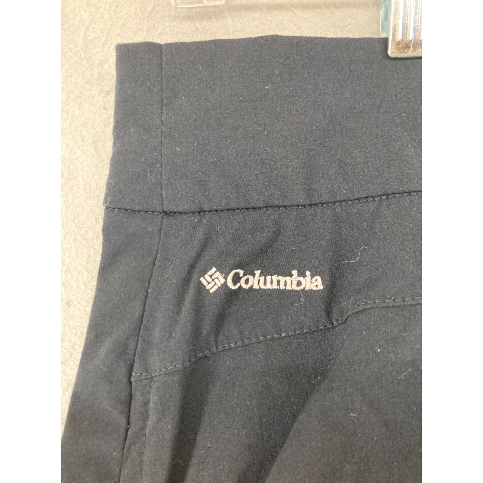 B Sides Columbia Athletic Skirt Women Medium Black Nylon Blend Pockets Elastic Waist Outdoor Hiking Short Style Functional Cinch Sides Size 32" / US 10 / IT 46 - 6 Thumbnail