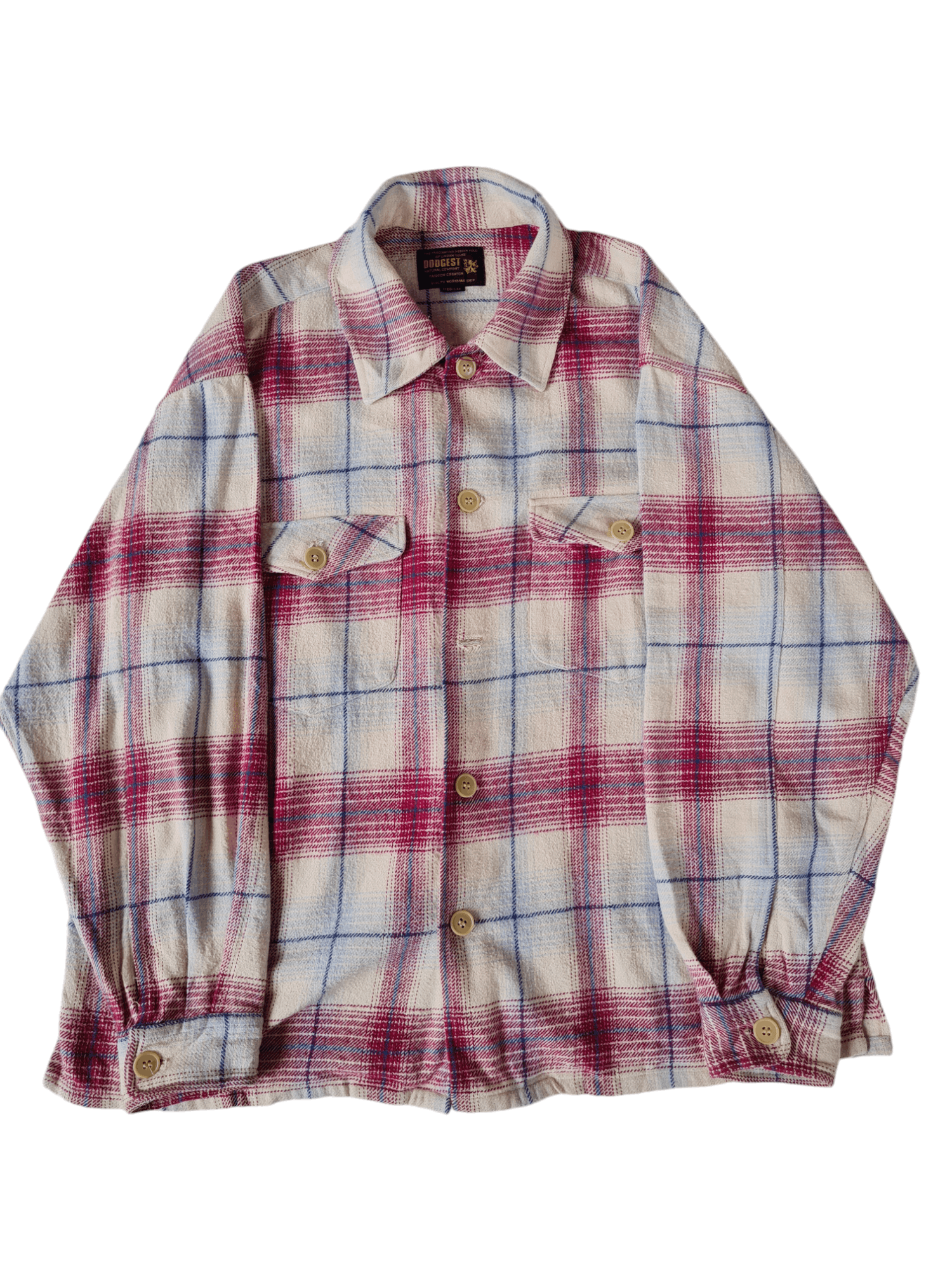 Vtg Dodgest Flannel Jacket