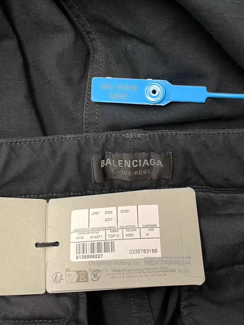 Balenciaga Balenciaga size M Solid Color Ripstop Pocket Work Pants Size US 27 - 4 Thumbnail