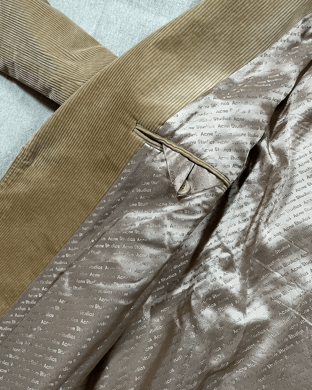Acne Studios Acne Studios Tan Cord Suit Size 52R - 10 Thumbnail