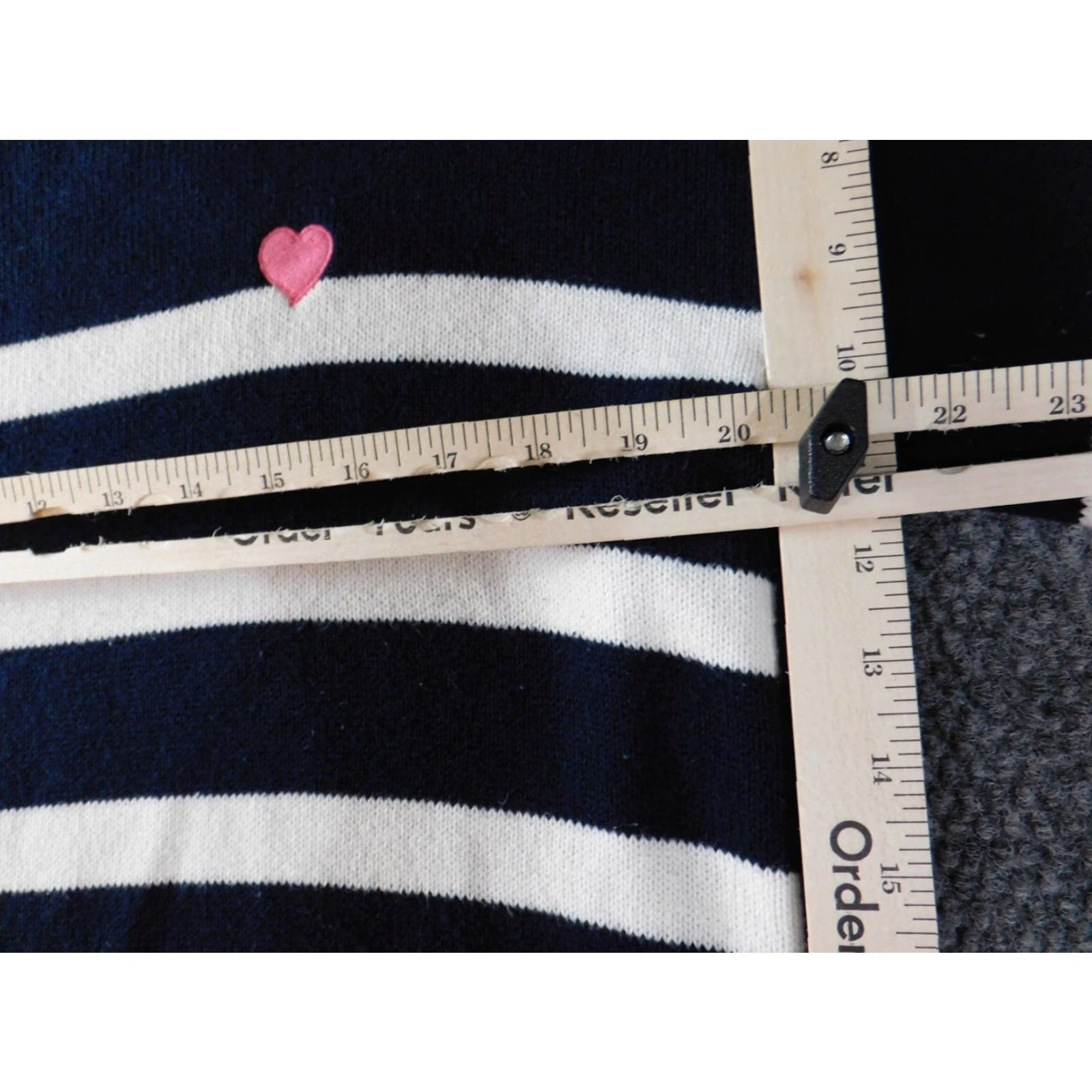 Loft LOFT Sweater Small Blue Striped Pullover Womens Crewneck, Knit, Cotton, Long Sleeve, Regular, Machine Washable, Fall Winter Spring, Casual, Vintage No Size S / US 4 / IT 40 - 7 Thumbnail