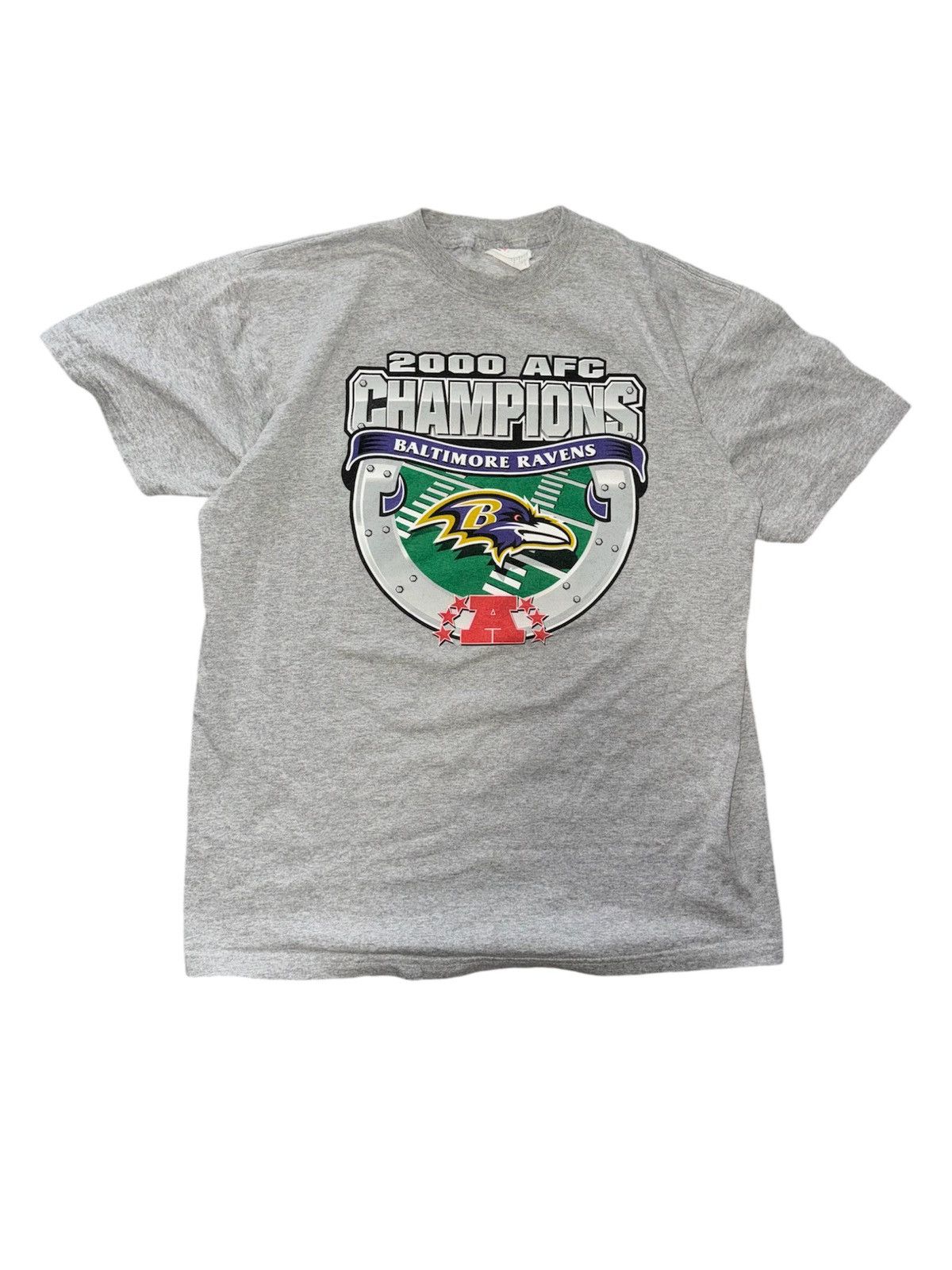 Majestic × NFL × Vintage Vintage 2000 AFC Champions Shirt Size US XL / EU 56 / 4 - 1 Thumbnail