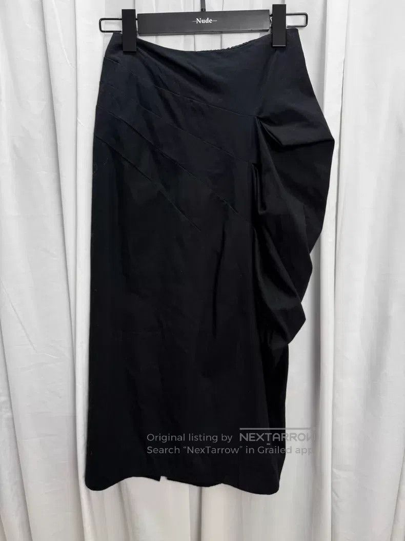 Dries Van Noten Dries Van Noten asymmetric pleated midi skirt| Size 42" / US 20 - 1 Thumbnail