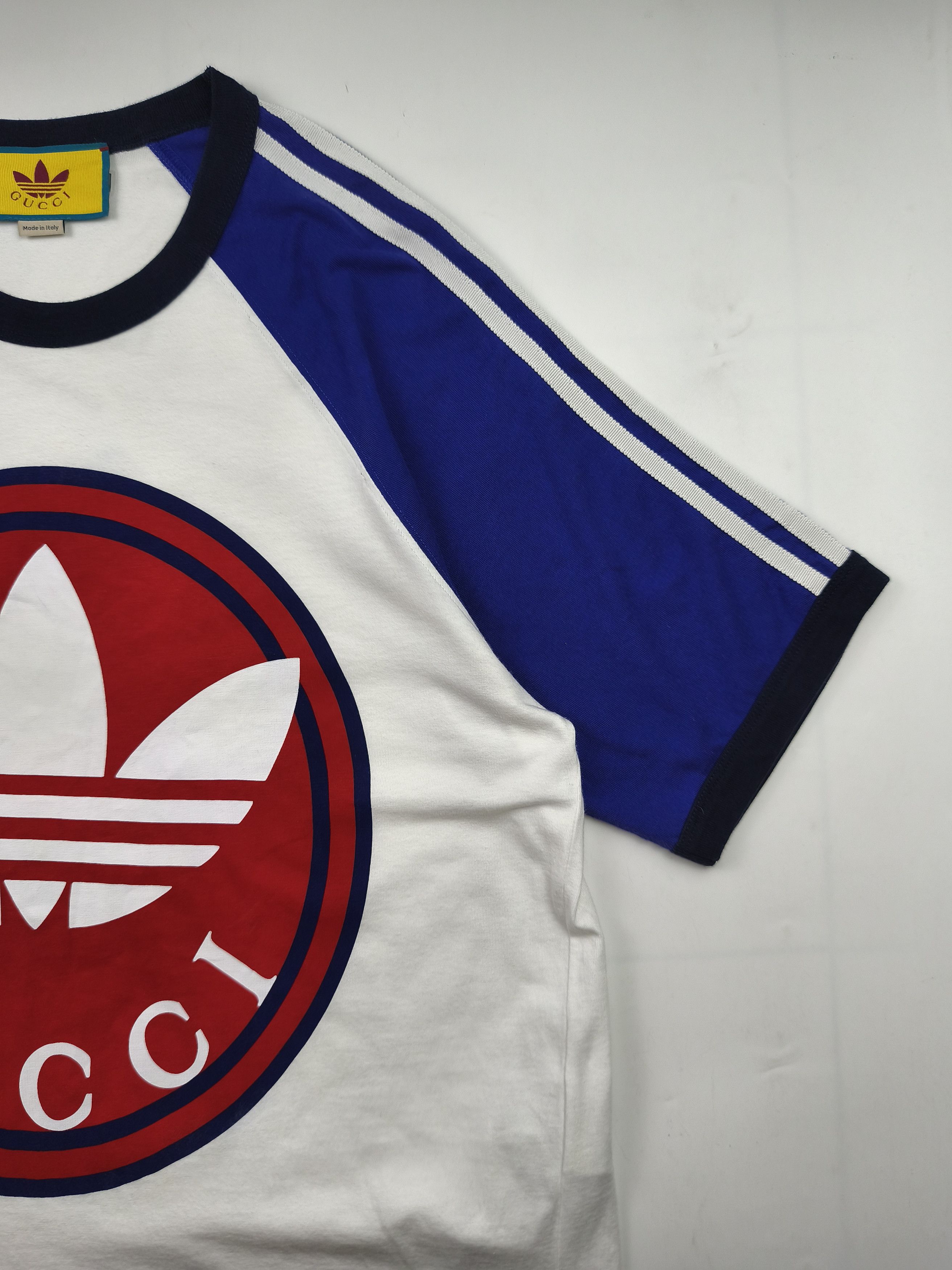 Adidas × Gucci Gucci x Adidas cotton jersey t-shirt Size US M / EU 48-50 / 2 - 7 Thumbnail