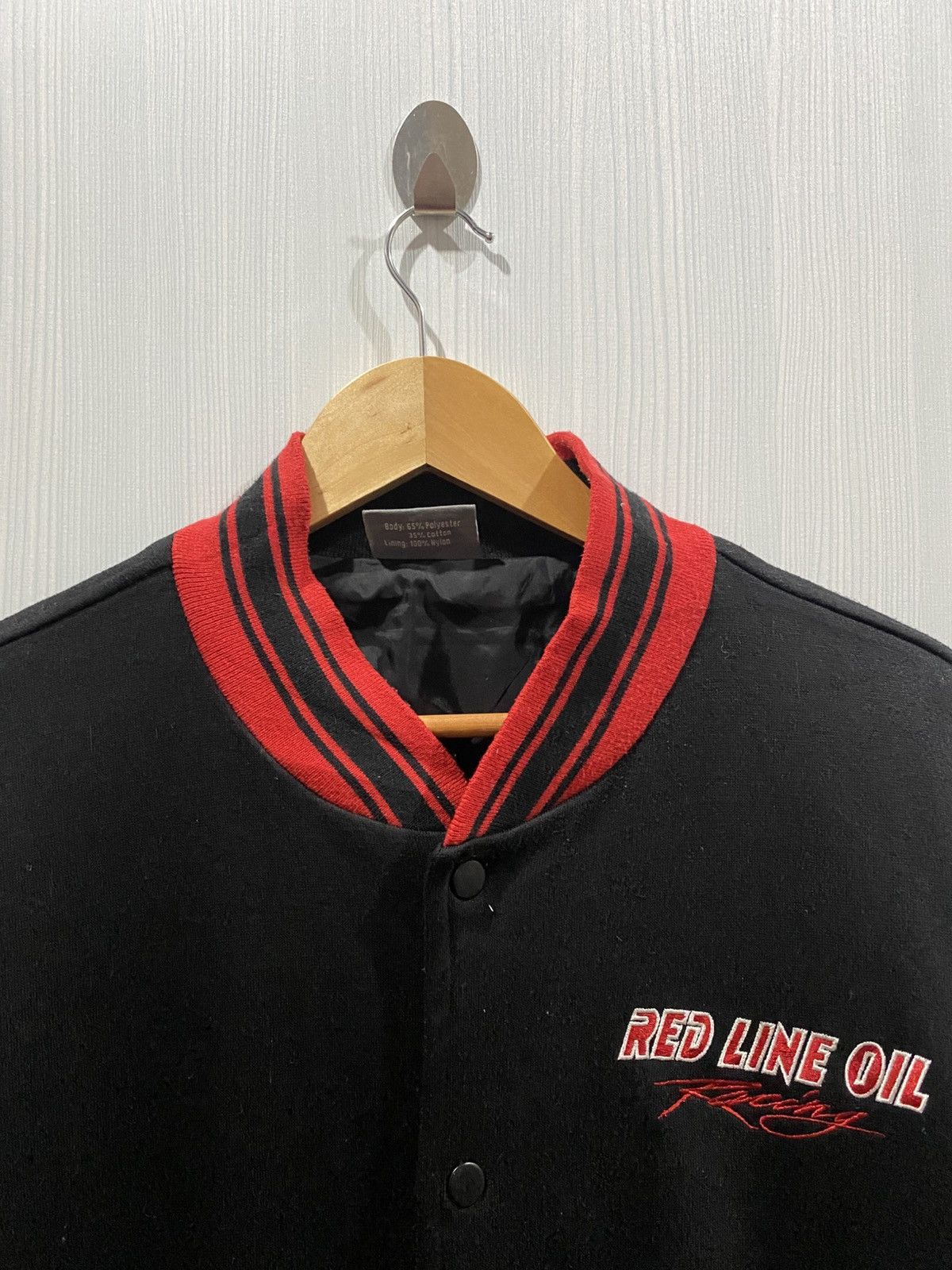 Other Vintage Red Line Oil Racing Varsity Jacket Size US XL / EU 56 / 4 - 9 Thumbnail