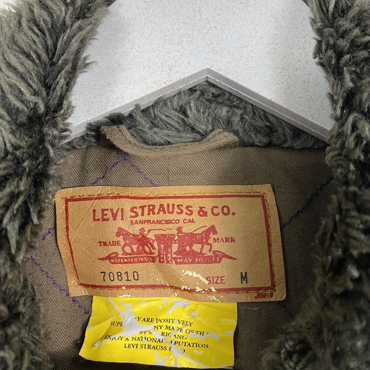 Levi's 💥LEVIS DECK BUTTON CHORE SHERPA COLLAR JACKET Size US L / EU 52-54 / 3 - 10 Thumbnail