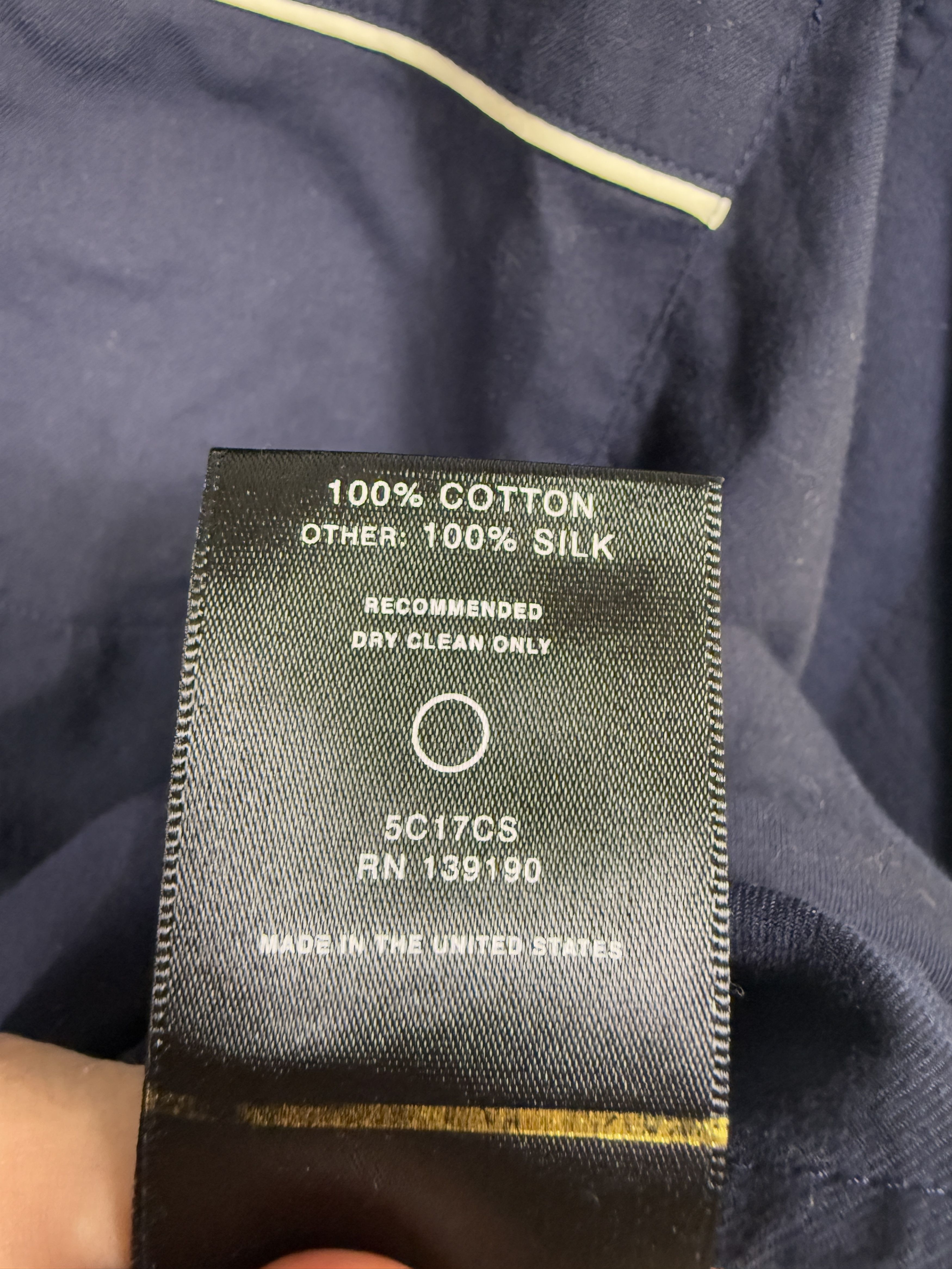 Fear of God Fear of God 5th Collection Navy Piped Overshirt Size US XL / EU 56 / 4 - 5 Thumbnail