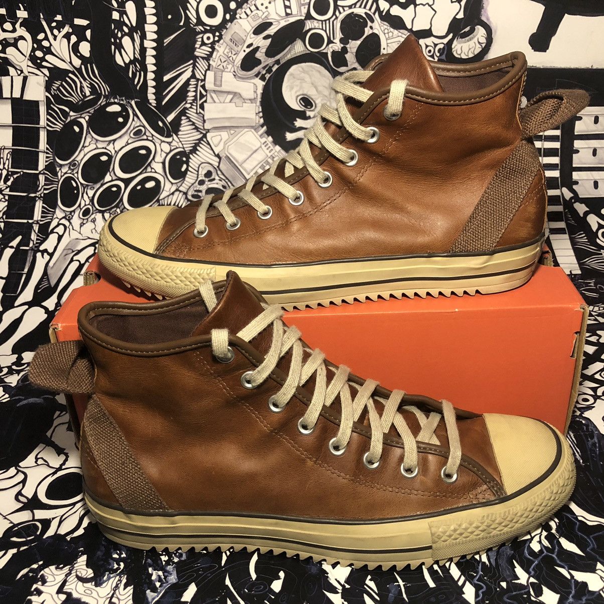 Converse × Leather Chuck Taylor Hi Hollis Brown Pinecone  display picture 3