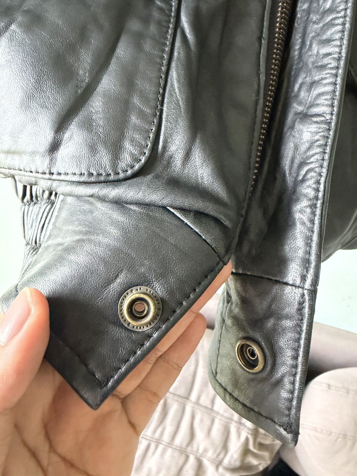 Japanese Brand Volcano Leather Jacket Size US M / EU 48-50 / 2 - 4 Thumbnail
