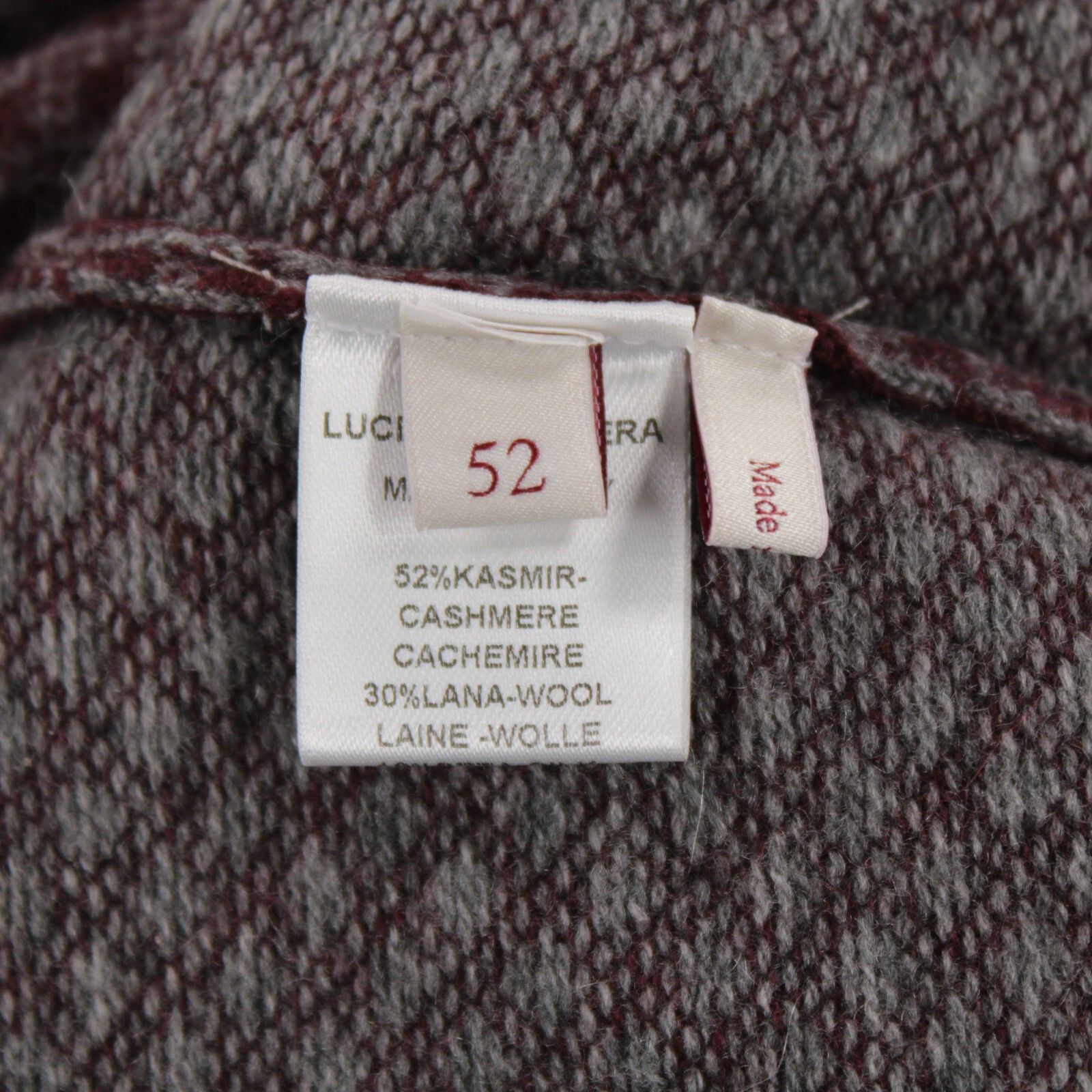 Luciano Barbera Luciano Barbera Sweater Size US L in Red Size US L / EU 52-54 / 3 - 3 Thumbnail