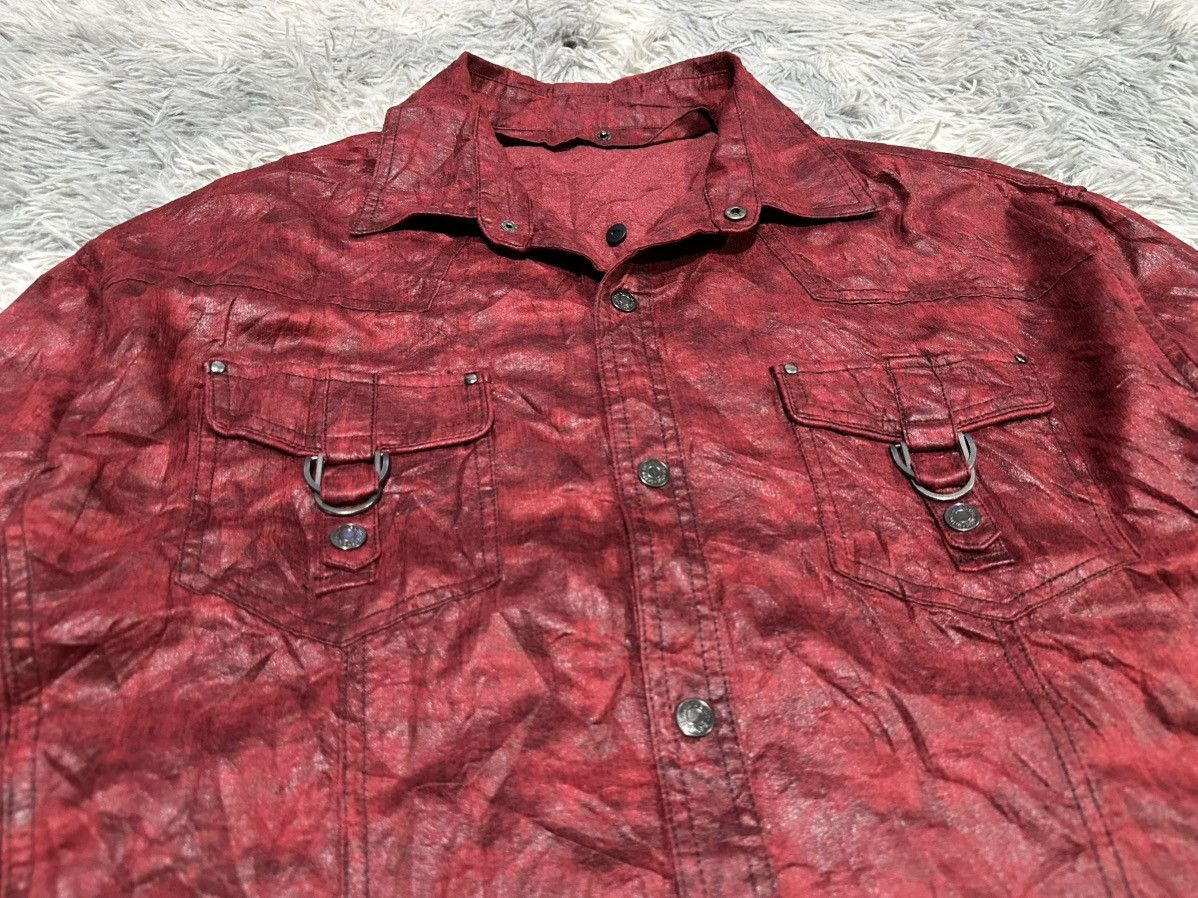 In The Attic 🔥Sick Y2K In The Attic Acid Blood Waxed Shirt Goth Punk Size US XL / EU 56 / 4 - 1 Thumbnail