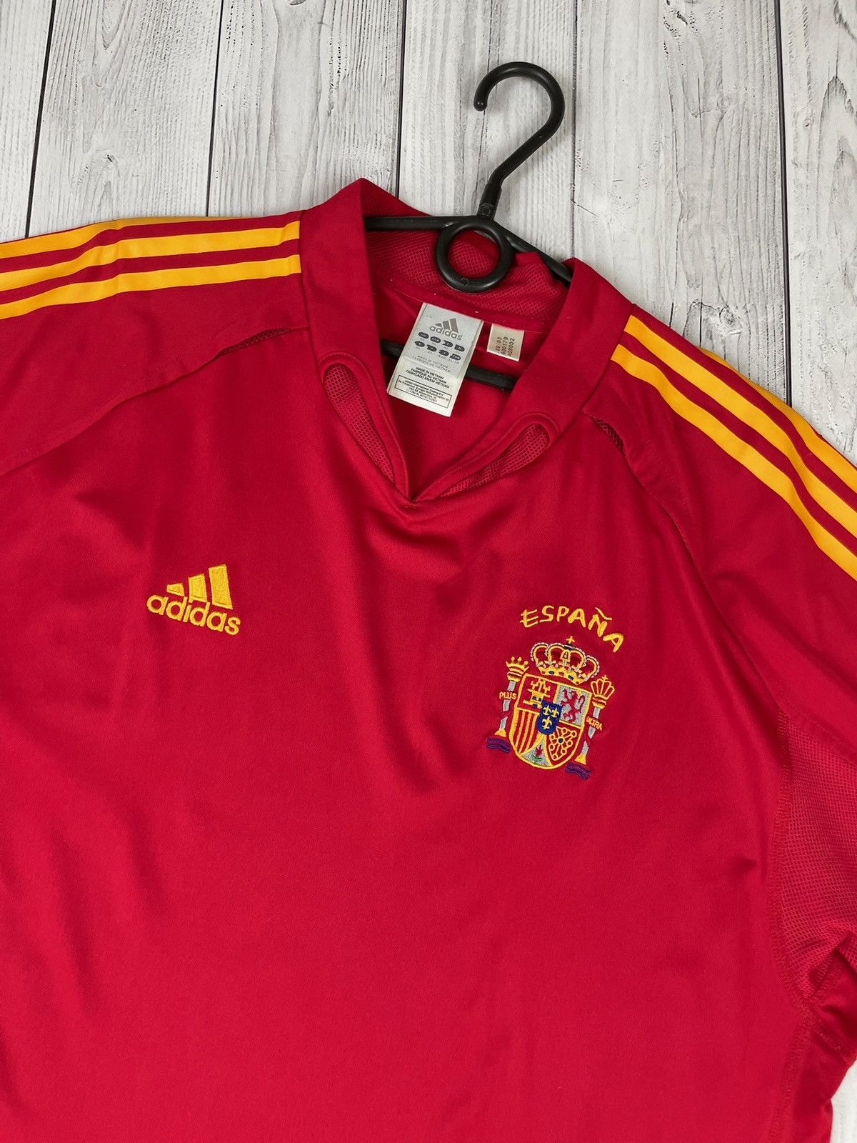 Adidas Vintage adidas Spain soccer jersey size XL Espania Size US XL / EU 56 / 4 - 2 Thumbnail