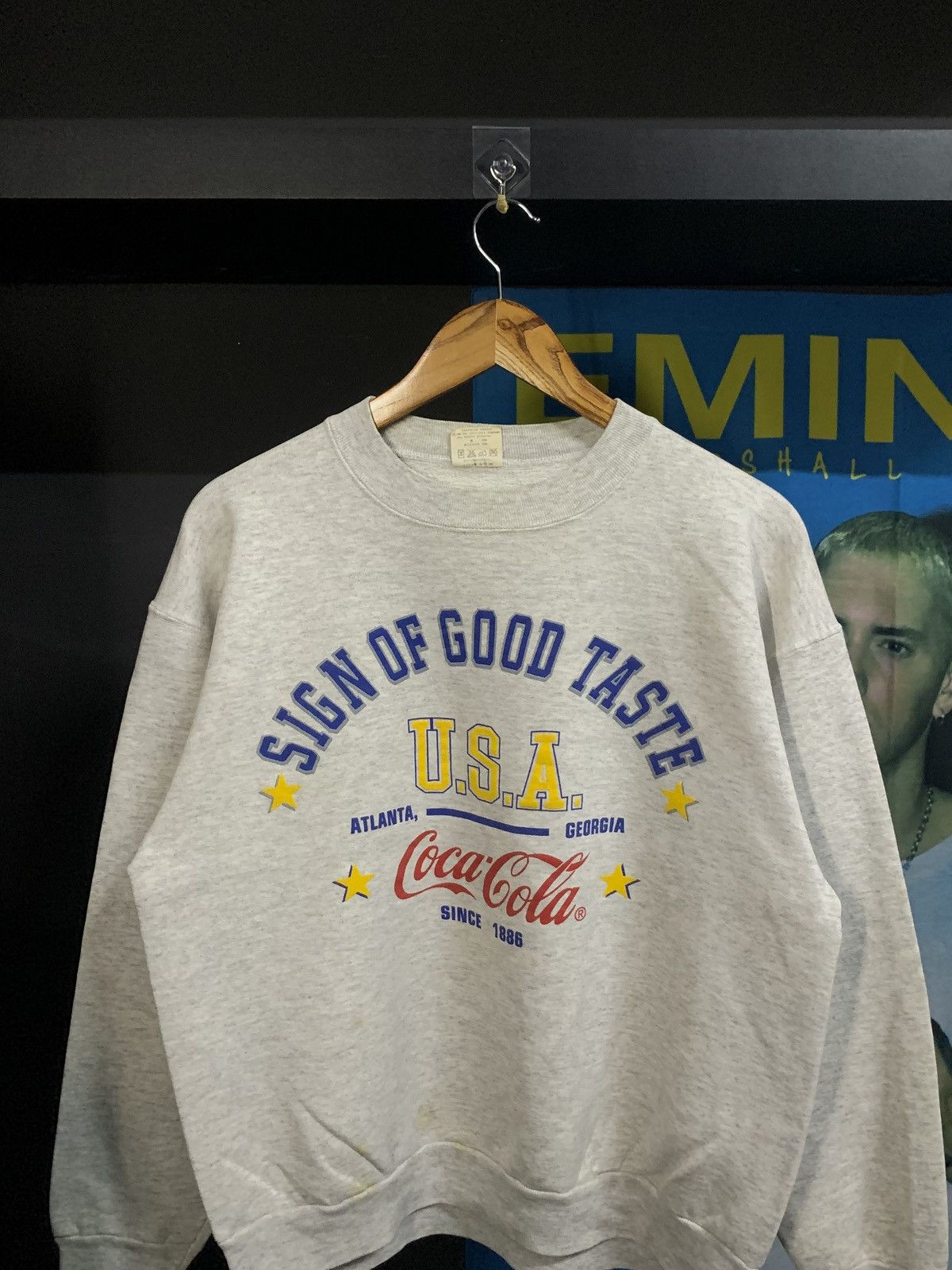 Coca Cola VINTAGE COCA COLA SWEATSHIRT Size US M / EU 48-50 / 2 - 2 Thumbnail