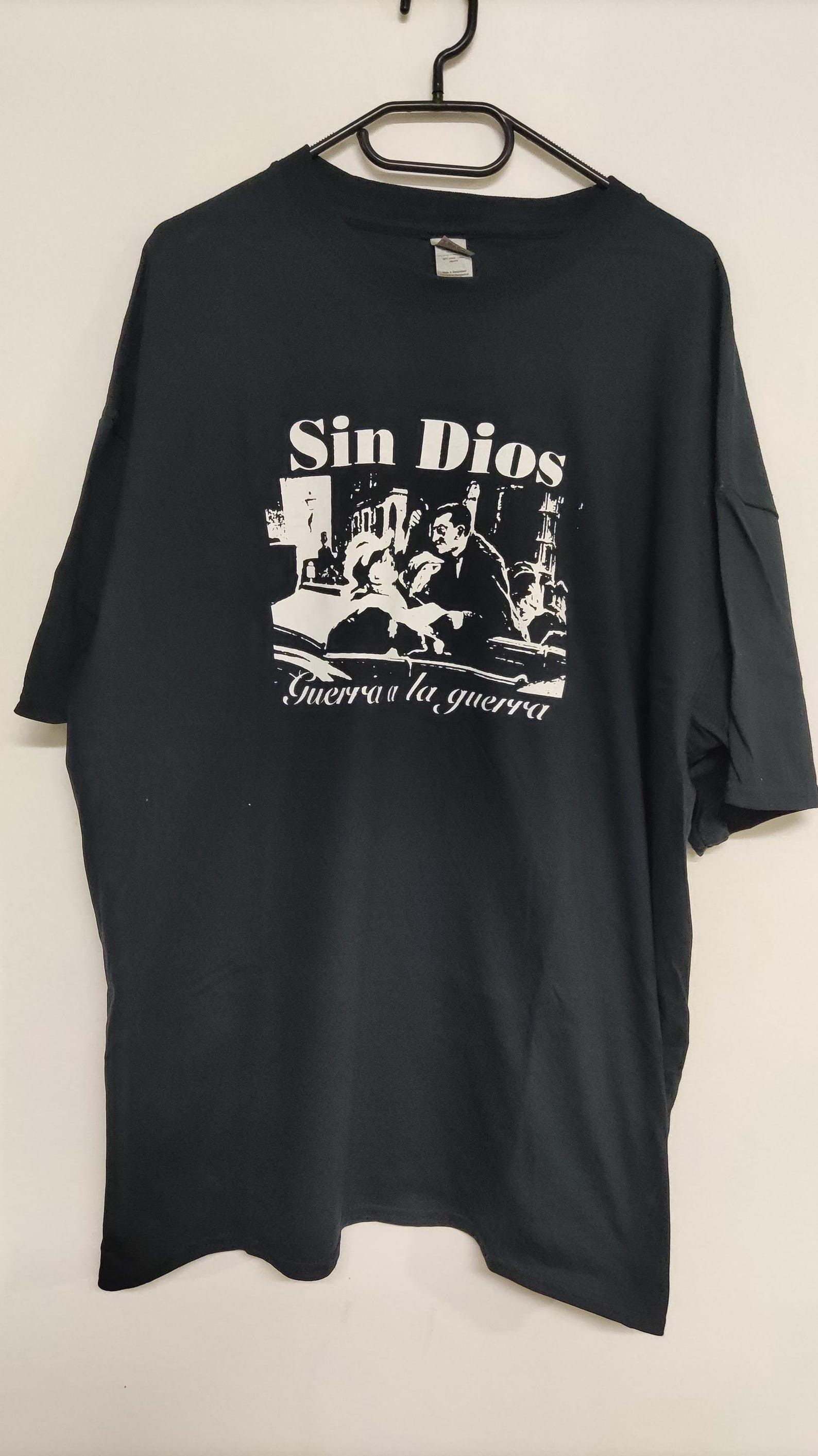Gildan Sin Dios Guerra A La Guerra Punk Rock T-shirts Size US XL / EU 56 / 4 - 1 Thumbnail