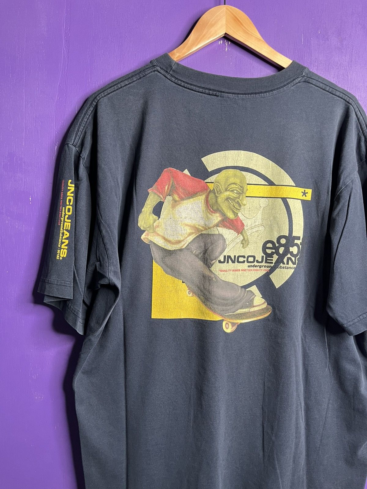 JNCO × Vintage Vintage 90s JNCO jeans E-85 mullet tee Size US XL / EU 56 / 4 - 3 Thumbnail