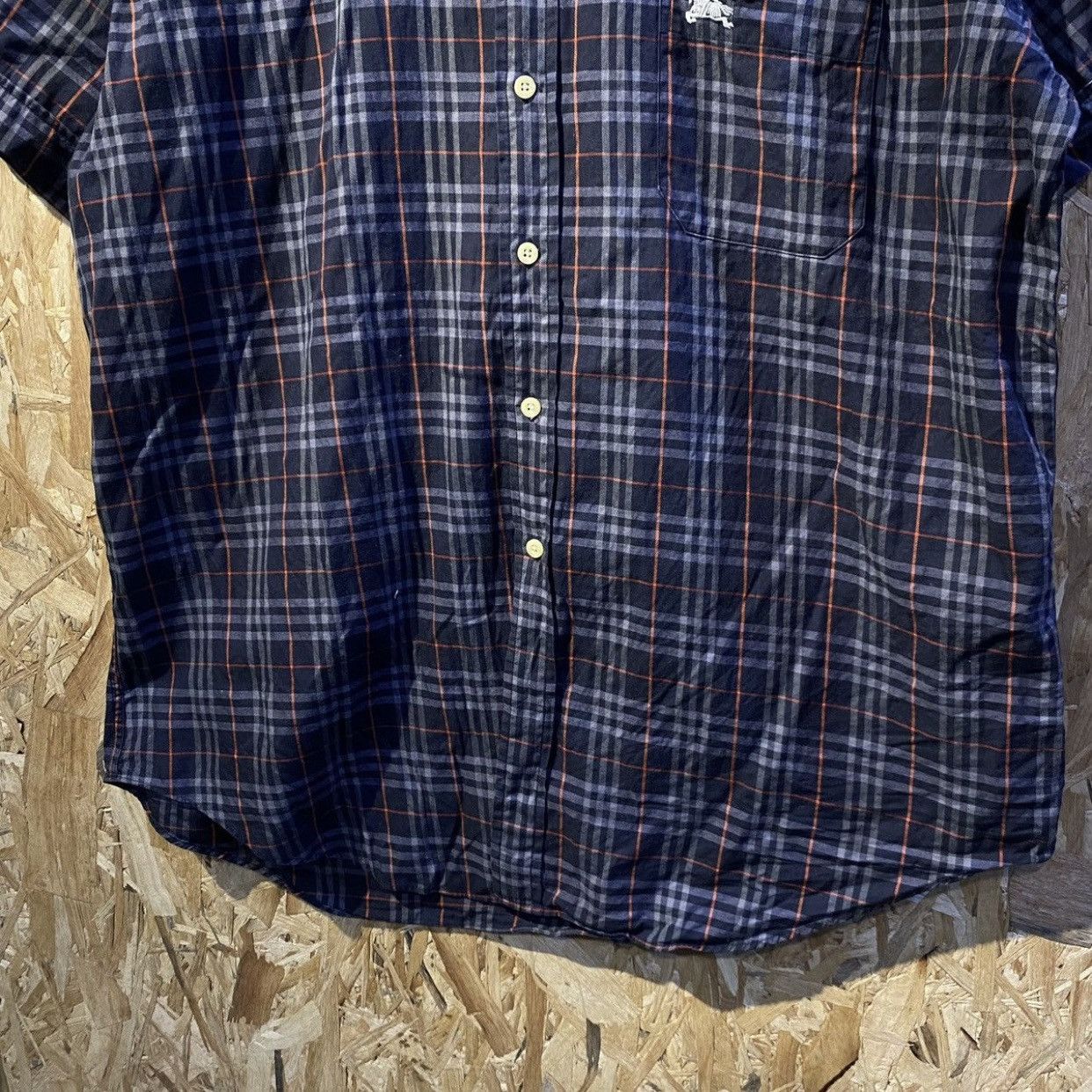 Burberry × Vintage Burberrys Luxury Brand Small Logo Design Shirt Size US XL / EU 56 / 4 - 4 Thumbnail