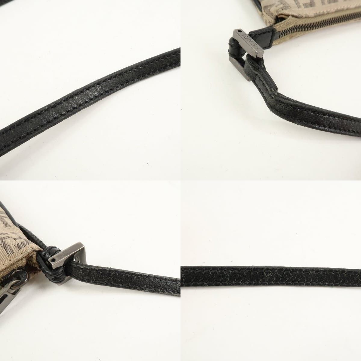 Fendi Fendi Zucchino Crossbody Bag Beige Size ONE SIZE - 4 Thumbnail