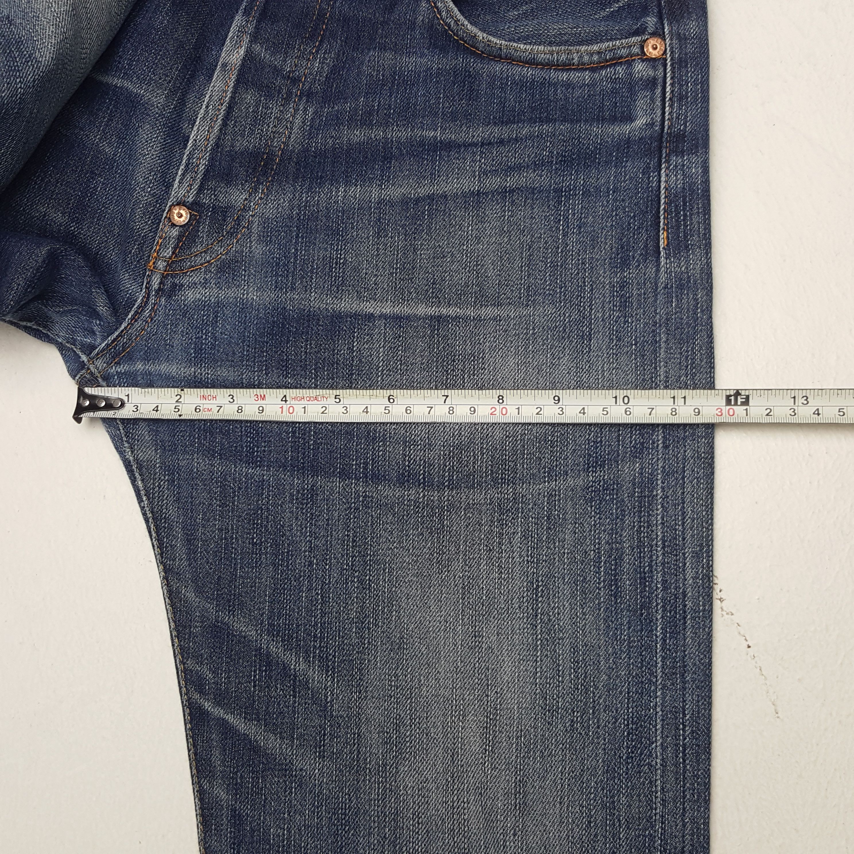 Japanese Brand × Vintage Vintage Evisu Japanese Brand Daicock Custom Denim Jeans Size US 29 - 11 Thumbnail