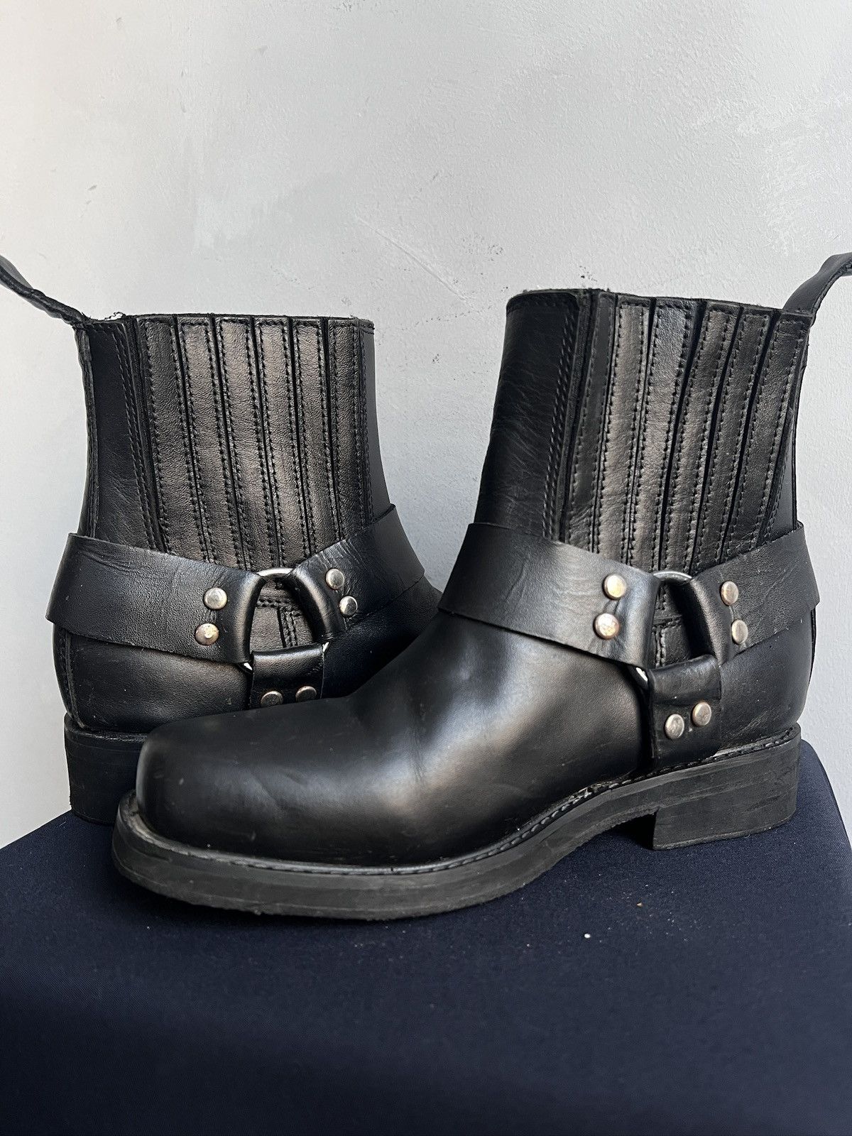 Wrangler Guidi style western Leather Ankle Boots Japanese Style Size US 7 / EU 40 - 10 Thumbnail