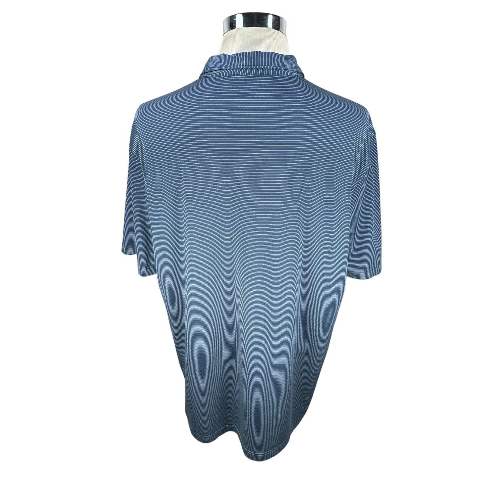 Peter Millar Peter Millar Summer Comfort Polo Shirt Men’s XL Blue White Size US XL / EU 56 / 4 - 4 Thumbnail