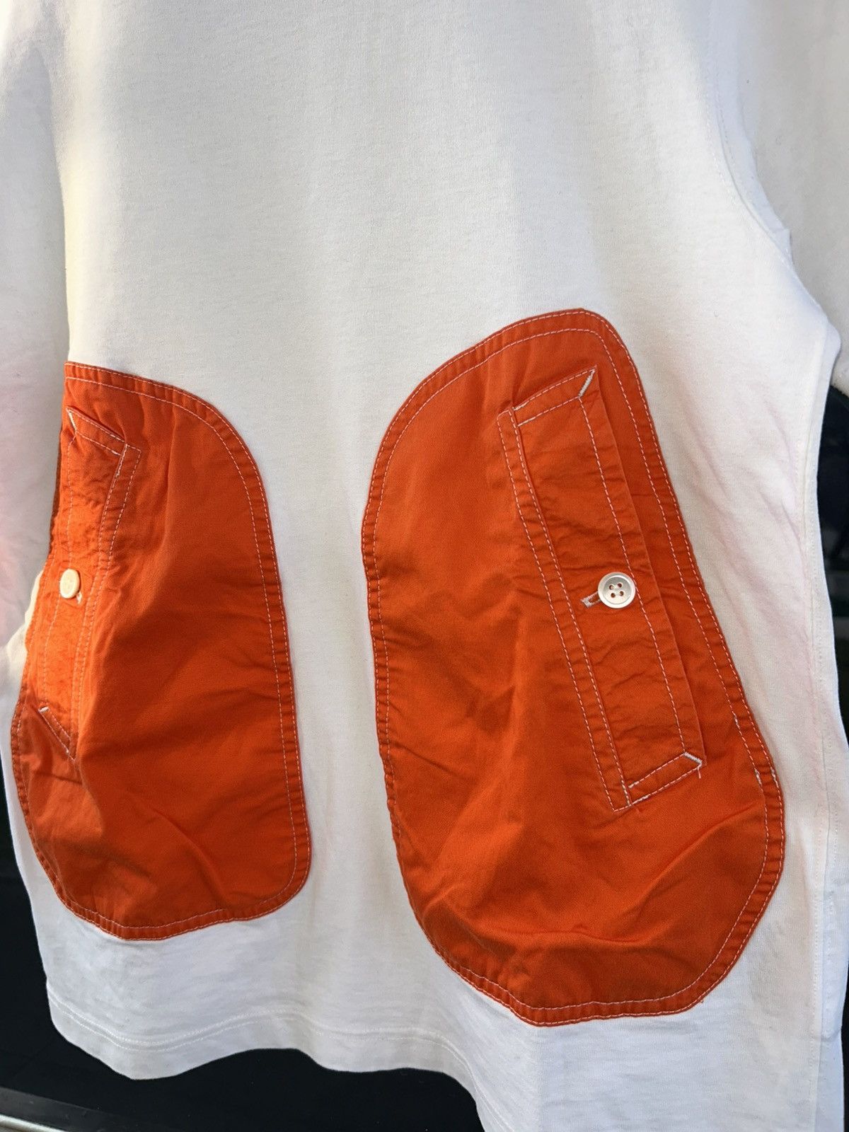 Comme des Garcons AD2015 Comme Des Garcons Rework Patch Pocket T-shirt Size S / US 4 / IT 40 - 3 Thumbnail