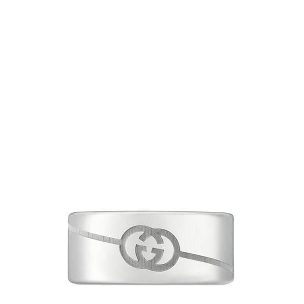 Gucci Diagonal Gg Wide Ring Size ONE SIZE - 3 Thumbnail