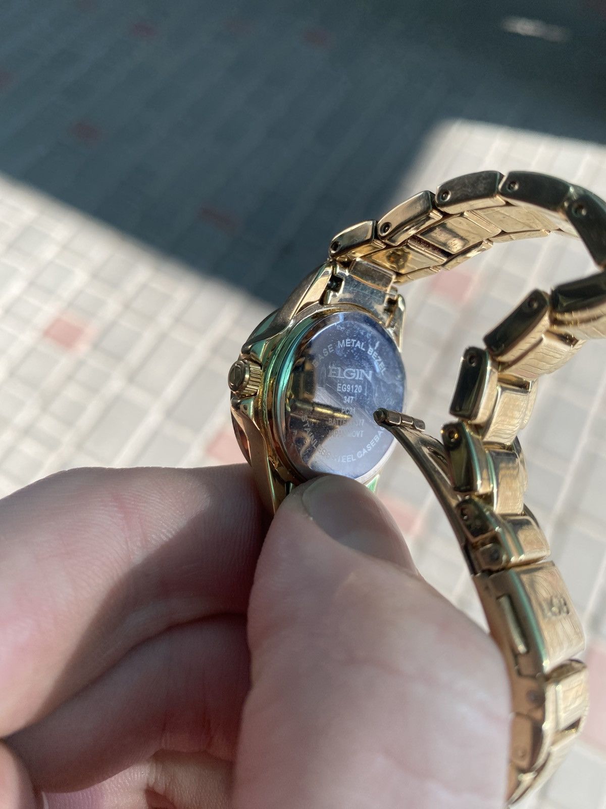 Japanese Brand Elgin Jesus Christ Sacred Heart Gold Watch Rare Archive Y2K Size ONE SIZE - 5 Thumbnail
