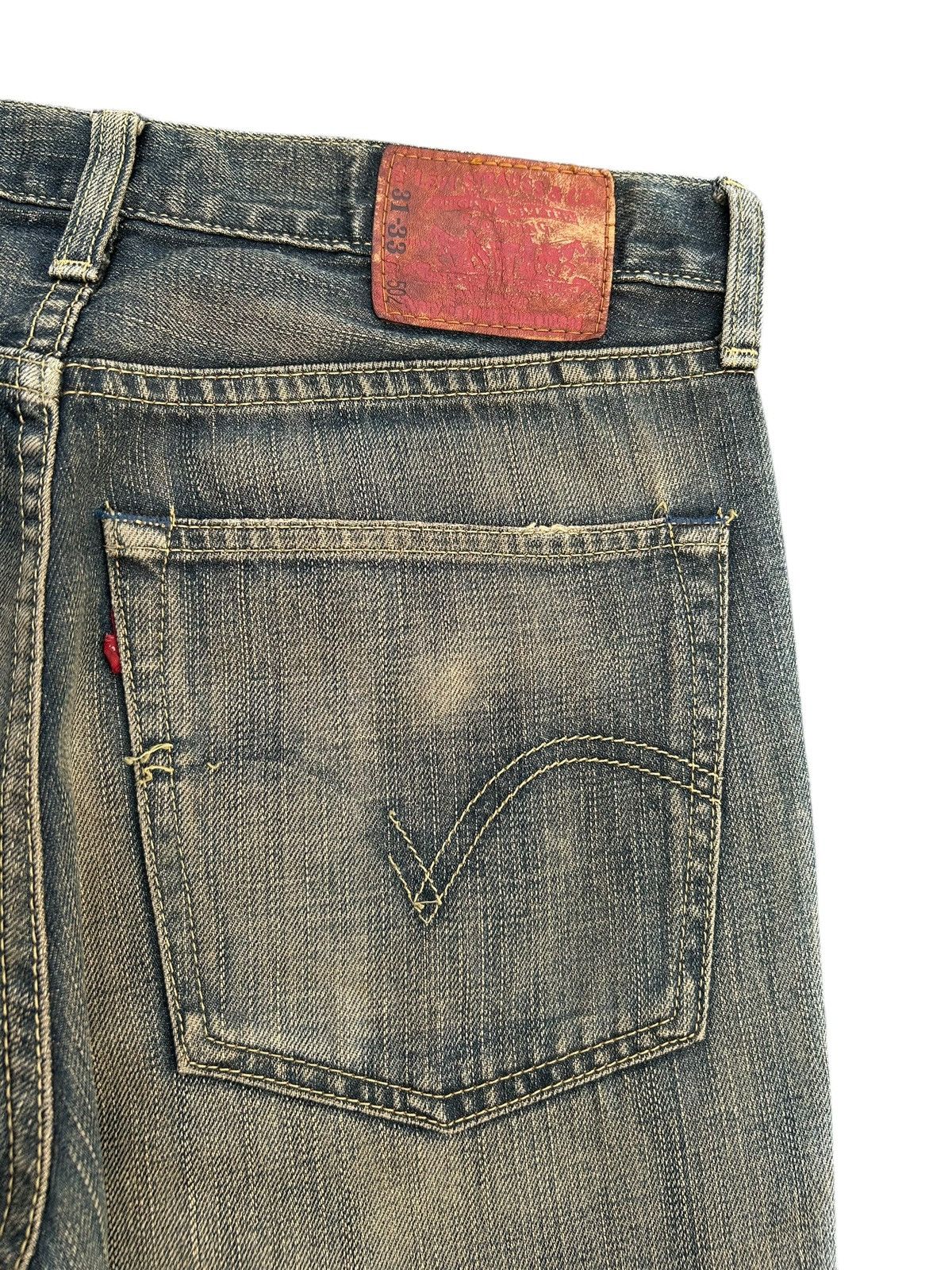 Kapital Vintage Levis Rusty Mudwash Distressed Denim Jeans Size US 31 - 8 Thumbnail