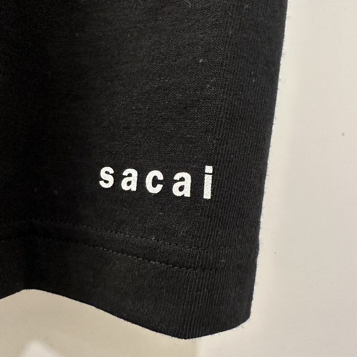 Sacai NEW Sacai "know future" minimalism T-shirt | Size 2 Size US M / EU 48-50 / 2 - 2 Thumbnail