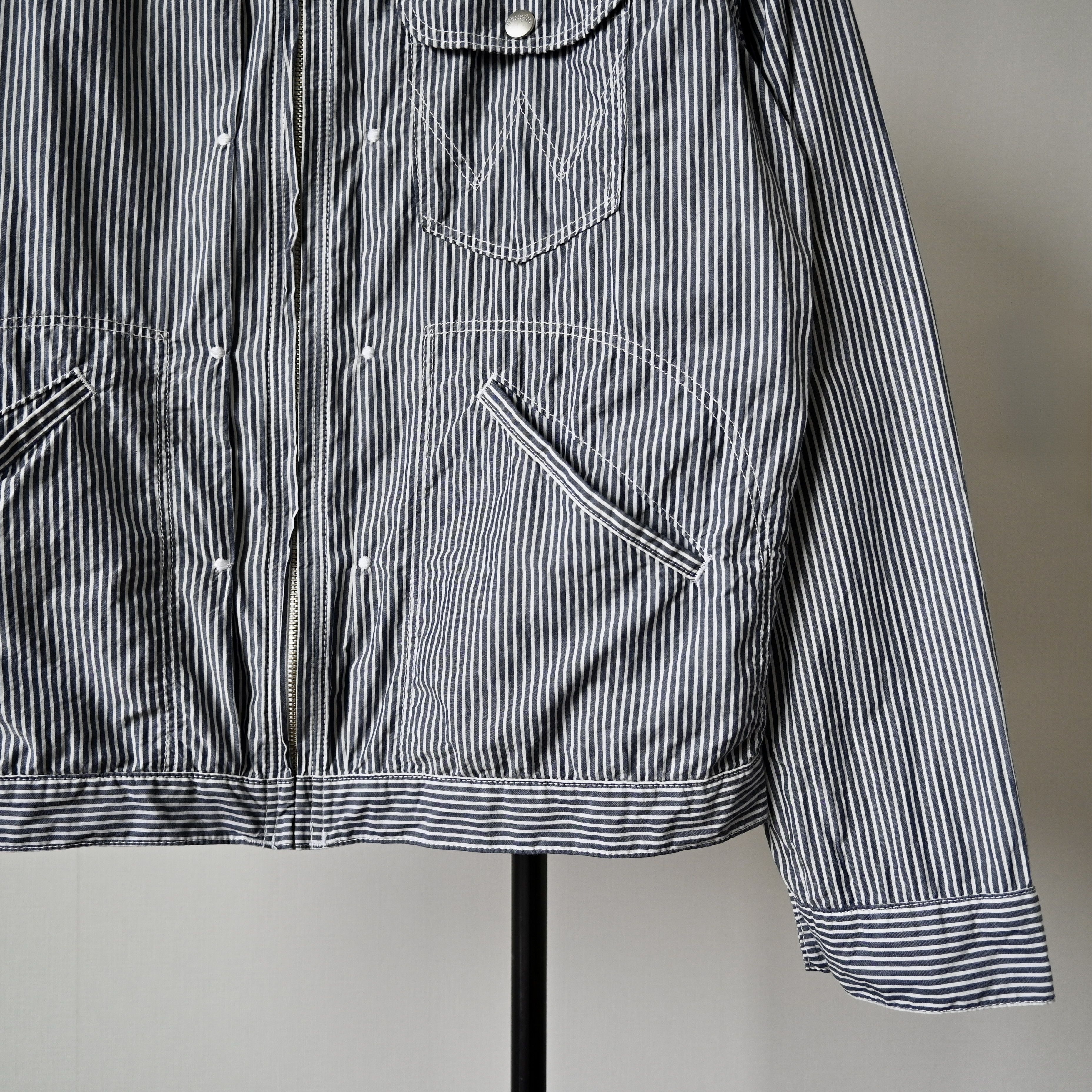 Japanese Brand Wrangler for Ships 11MJZ trucker jacket type shirt Size US M / EU 48-50 / 2 - 7 Thumbnail