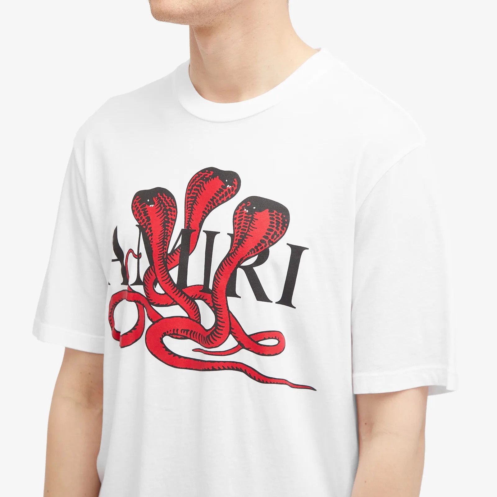 Amiri AMIRI CNY Snake T-Shirt White Size SMALL Size US S / EU 44-46 / 1 - 4 Thumbnail