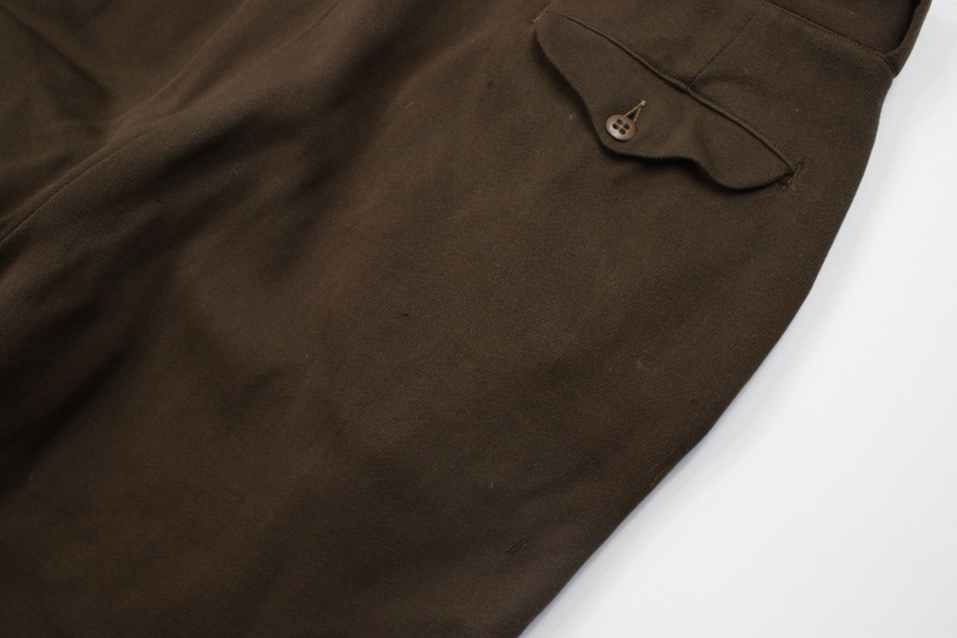 Vintage Vintage 50s Military Wool Blend Wide Leg Pants Trousers Size US 36 / EU 52 - 15 Thumbnail