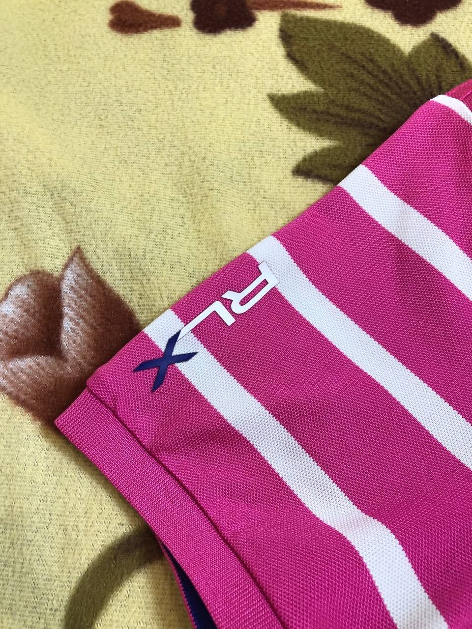 RLX Ralph Lauren RLX Ralph Lauren striped Short Sleeve Pink Shirt polo Size US M / EU 48-50 / 2 - 4 Thumbnail