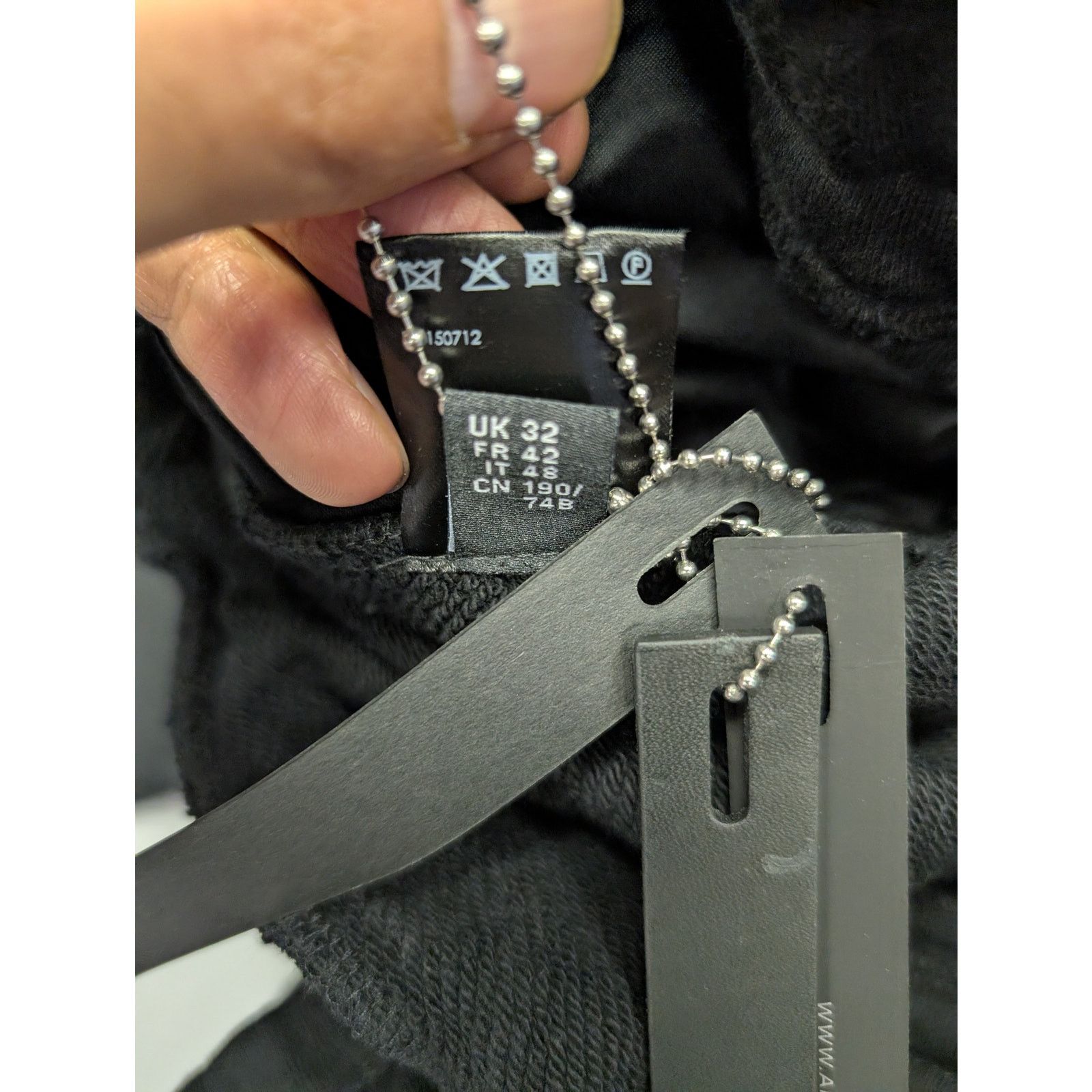 Amiri o1rshd1 Q:2 / Precious Memories Sweatpants in Black Size US 32 / EU 48 - 13 Thumbnail