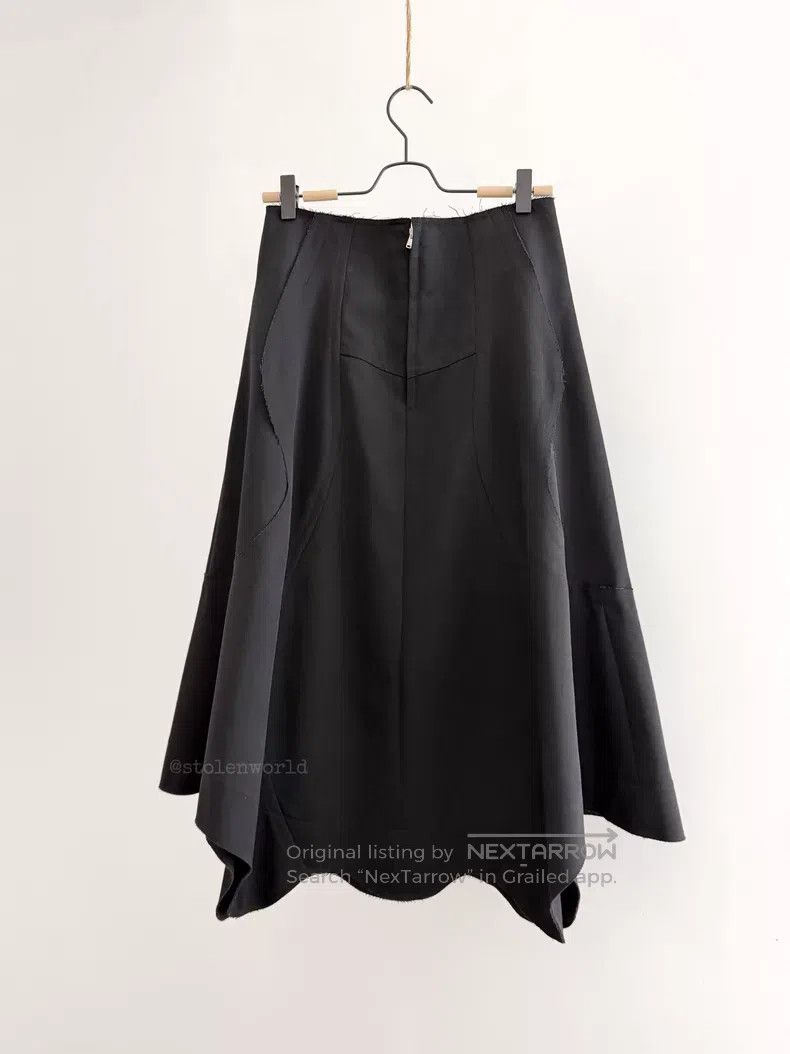 Comme des Garcons Comme Des Garcons size S Lace Hem Deconstructed Skirt Size 23" - 2 Thumbnail