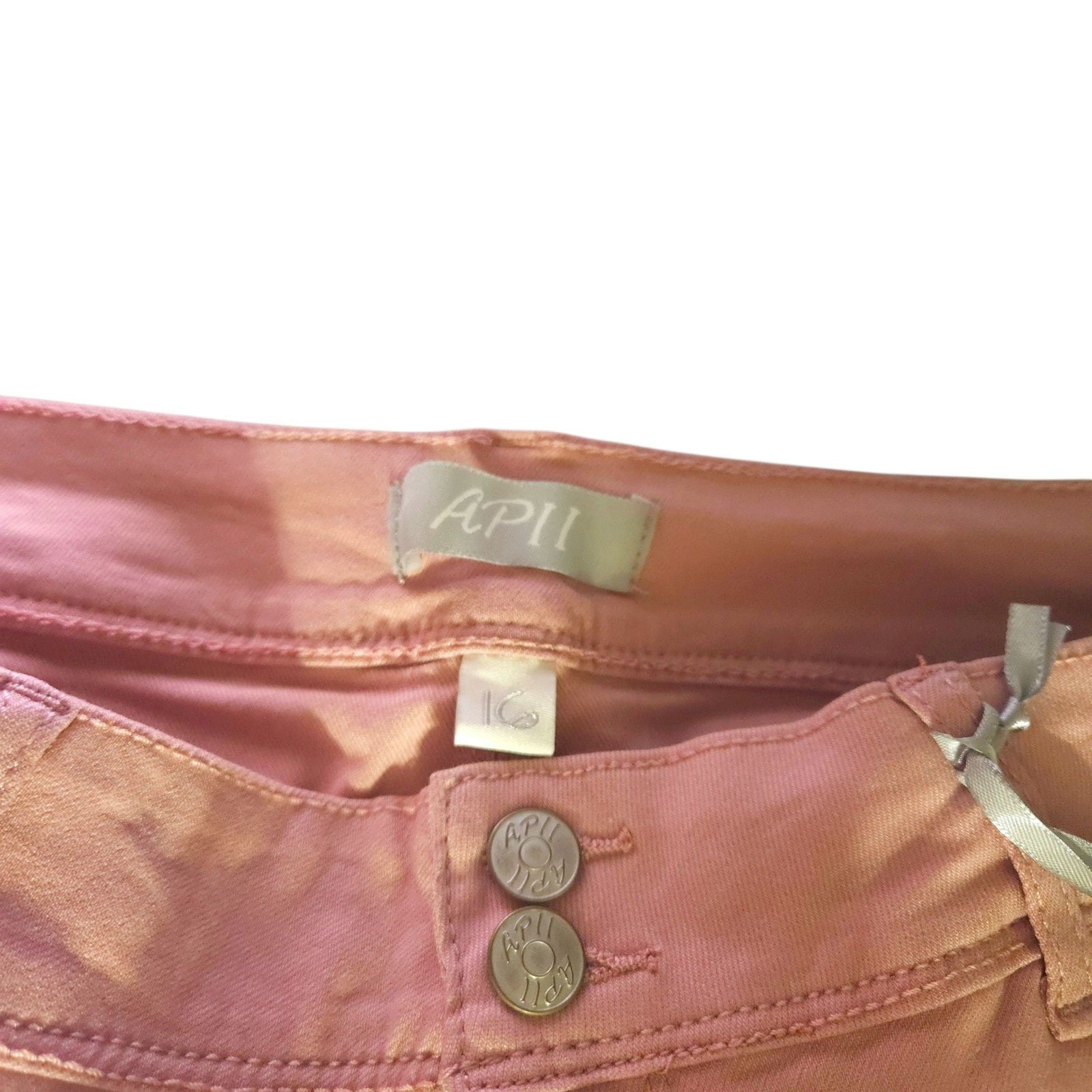 Other APII Sculpt Lift Cropped Pants Rose Pink 16 [30x21] NWT Size 30" / US 8 / IT 44 - 4 Thumbnail