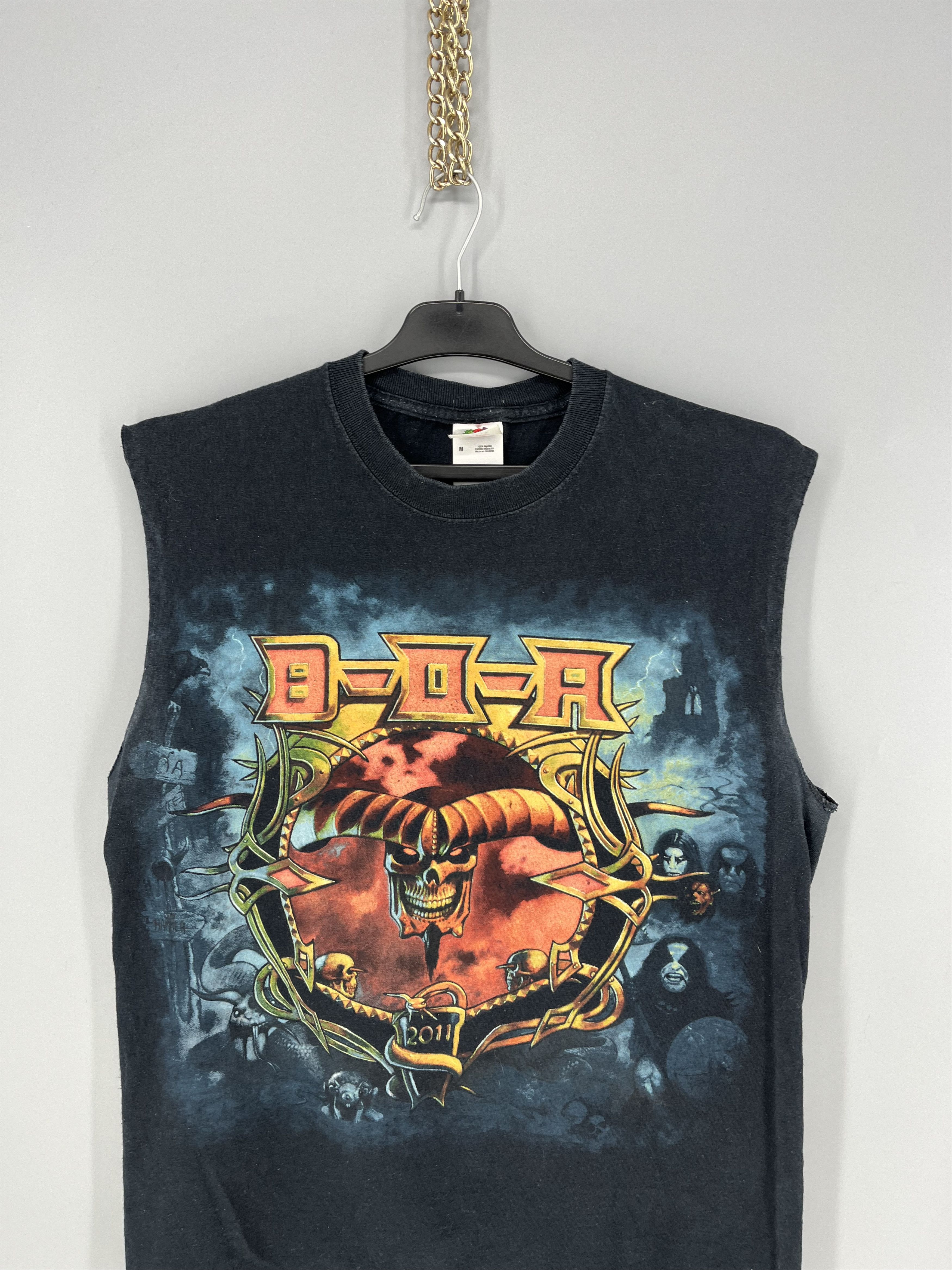 Band Tees DOA Dead On Arrival 2011 Bloodstock Metal Music Top T Shirt Size US M / EU 48-50 / 2 - 6 Thumbnail