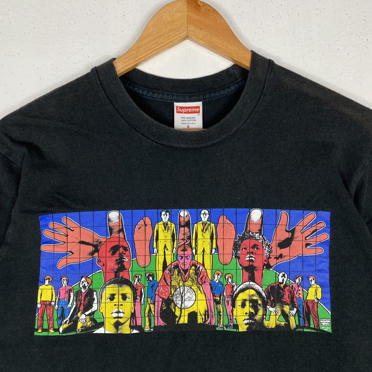Supreme SUPREME GILBERT AND GEORGE DEATH AFTER LIFE SUNFADED TEE Size US S / EU 44-46 / 1 - 3 Thumbnail