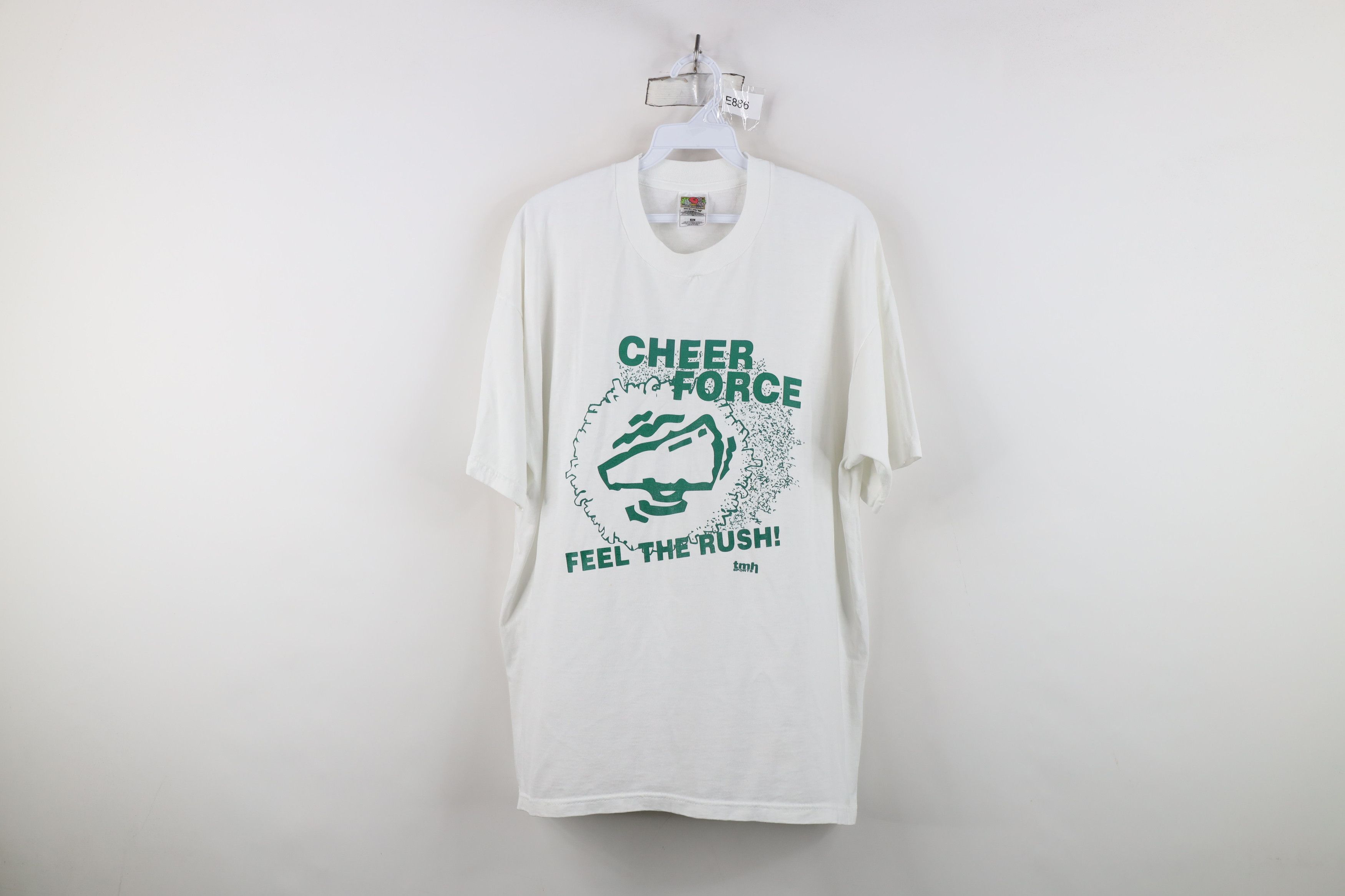 Vintage Vintage 90s Cheer Force Cheerleader Short Sleeve T-Shirt Size XL / US 12-14 / IT 48-50 - 1 Thumbnail