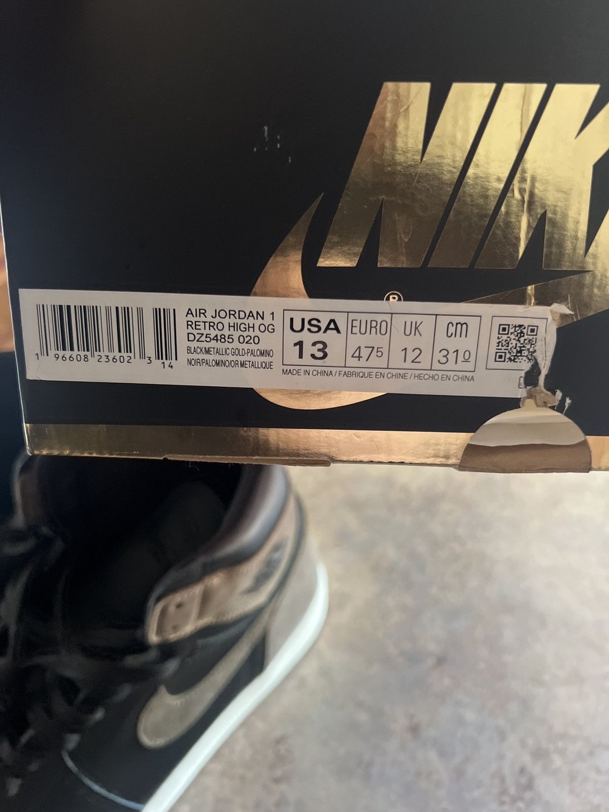 Jordan Brand × Nike Air Jordan 1 OG “Palomino” size 13 Size US 13 / EU 46 - 10 Thumbnail