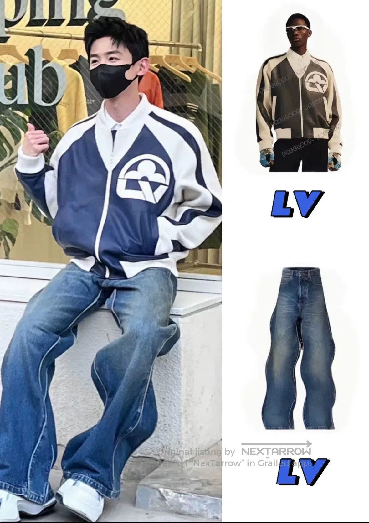 Louis Vuitton Louis Vuitton FW23 Floral Letter Jacket Men's. Size US M / EU 48-50 / 2 - 6 Thumbnail