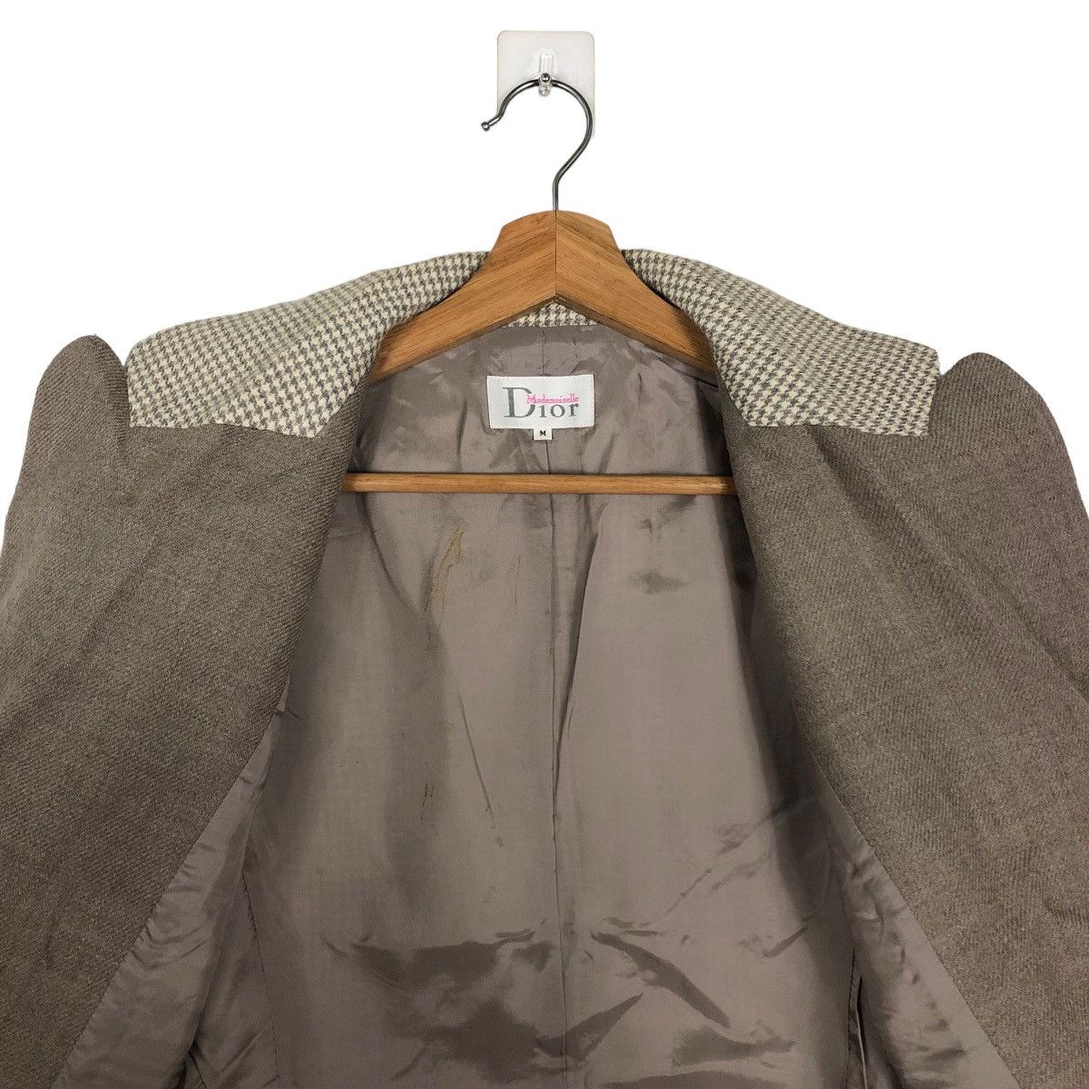 Christian Dior Monsieur 🔥90’s Checked Tartan Double Breast Cropped Jacket Dior Size M / US 6-8 / IT 42-44 - 11 Thumbnail