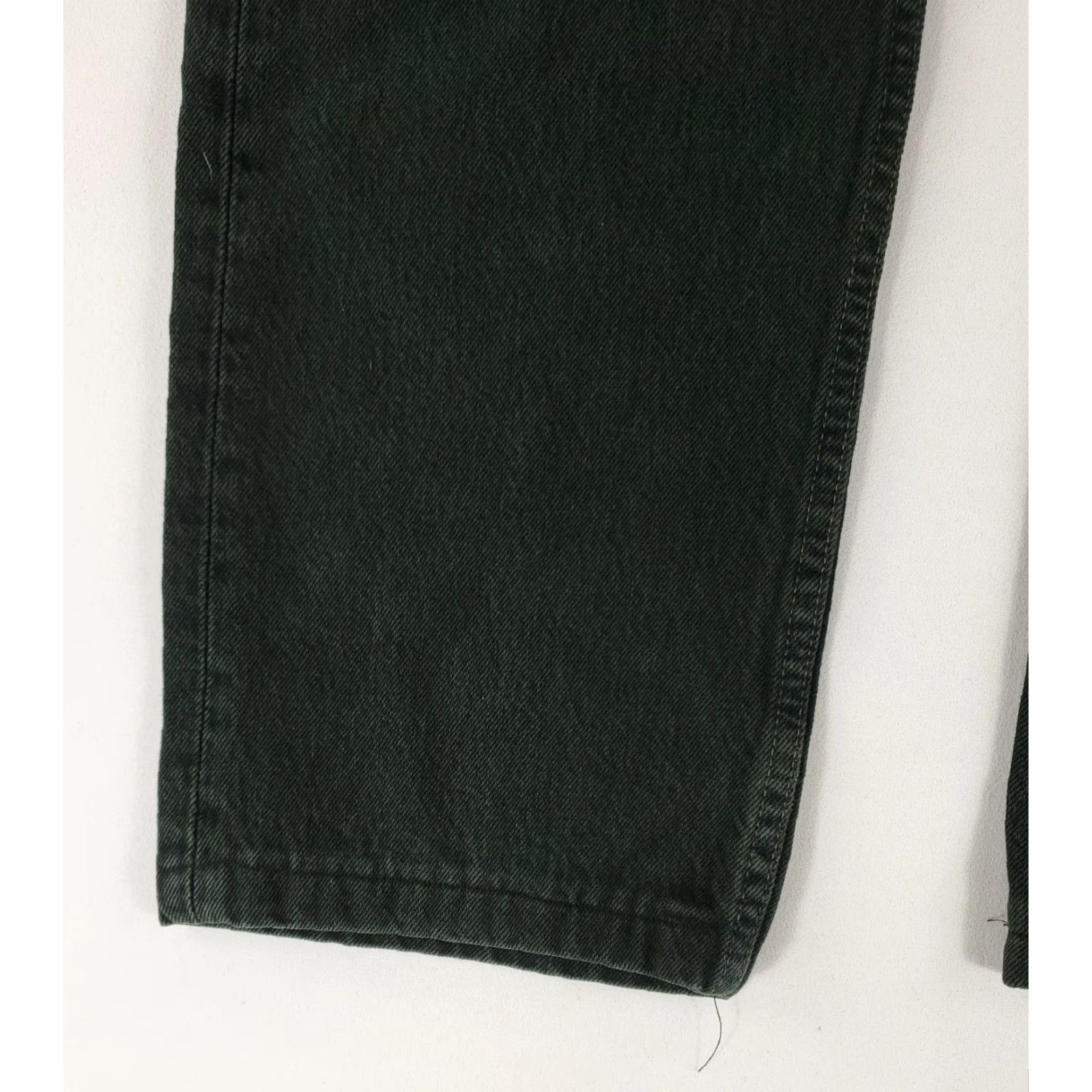 Levi's VINTAGE Levi's 501 Jeans Green Made USA Hemmed Mens 32x34 31x27.5 Actual 90s Straight Size US 31 - 3 Thumbnail