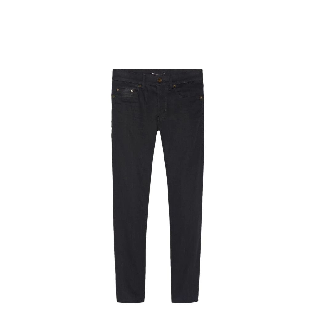 Saint Laurent Paris o1s1wg111224 Cropped Skinny Fit Jeans in Black Size US 36 / EU 52 - 1 Thumbnail