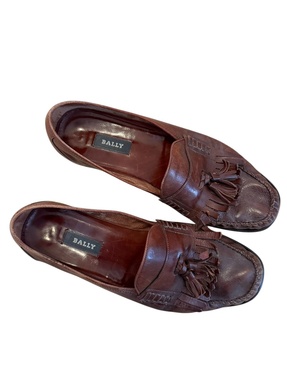 Bally Bally vintage leather tassel loafers size 10 Size US 10 / EU 43 - 3 Thumbnail