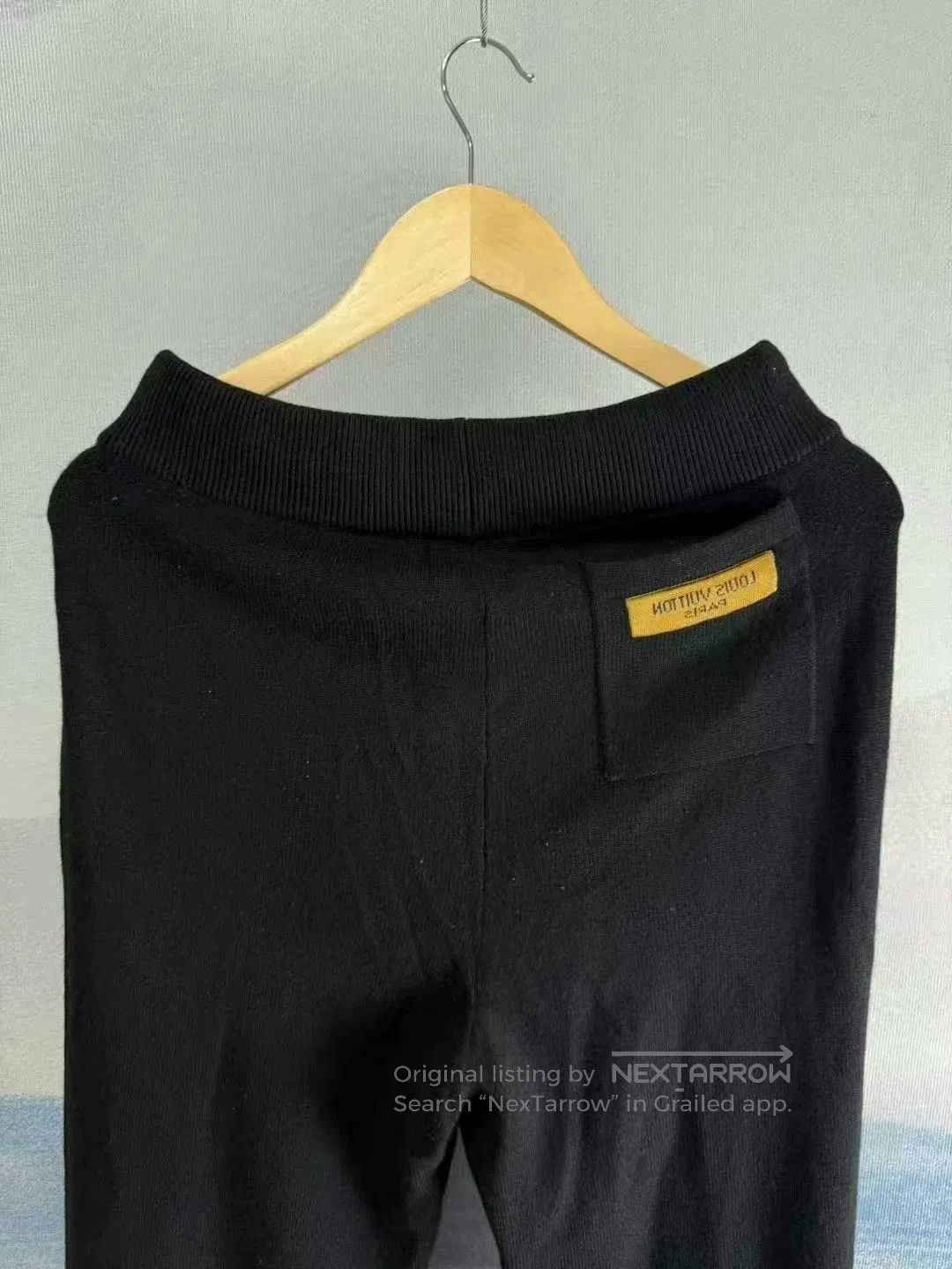 Louis Vuitton louis vuitton black cashmere pants size small. Size 23" - 4 Thumbnail