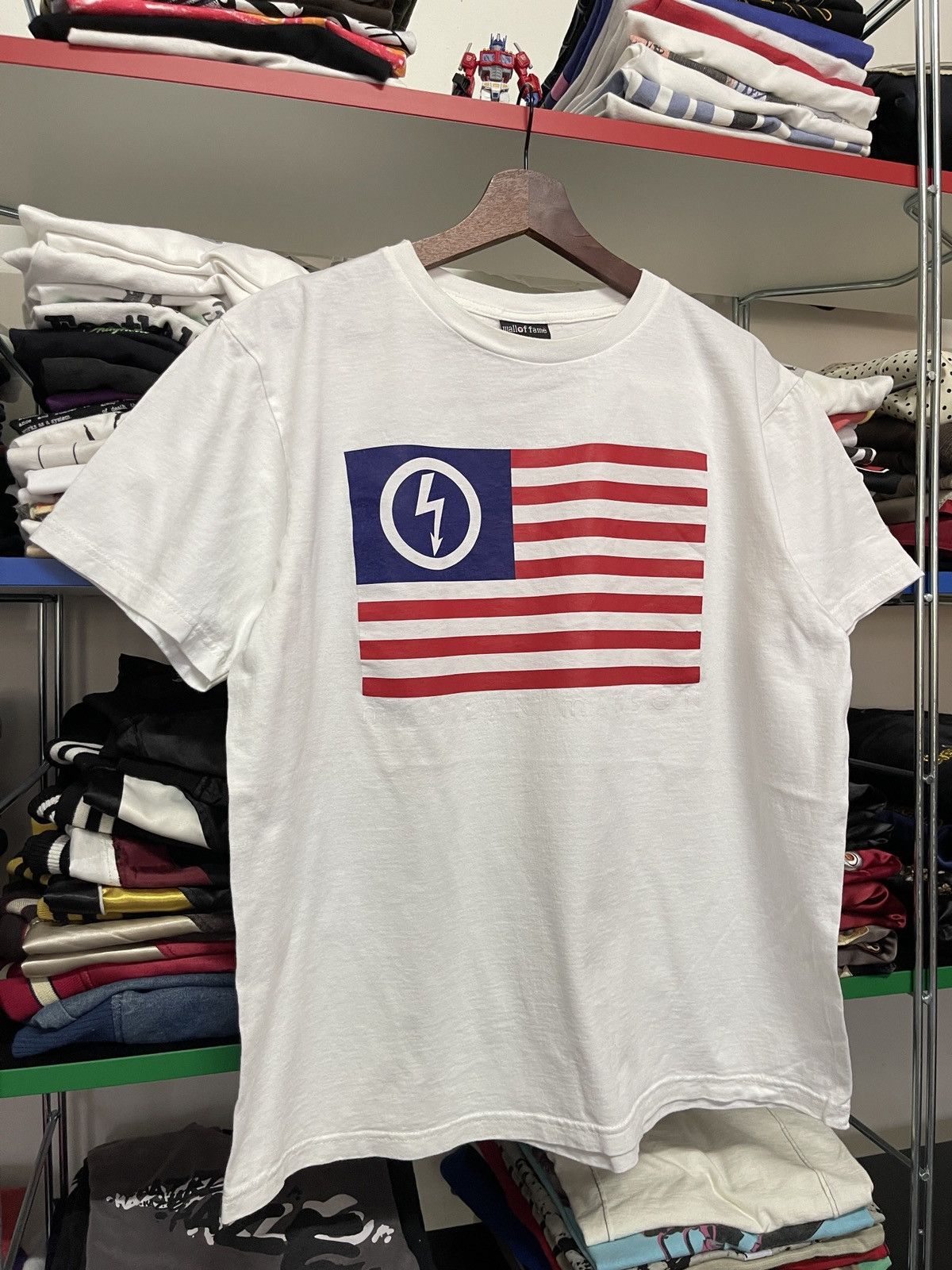Band Tees Vintage Marilyn Manson Flag Band Tee Size US L / EU 52-54 / 3 - 2 Thumbnail