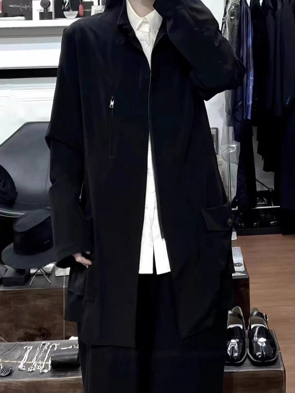 Yohji Yamamoto Yohji Yamamoto Tencel Drop Shoulder Jacket 20ss 3 Size L / US 10 / IT 46 - 1 Thumbnail